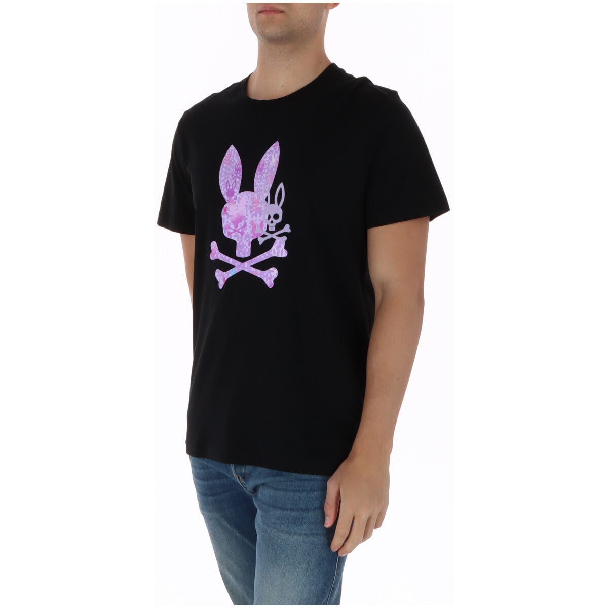 Psycho Bunny T-shirt homme — black