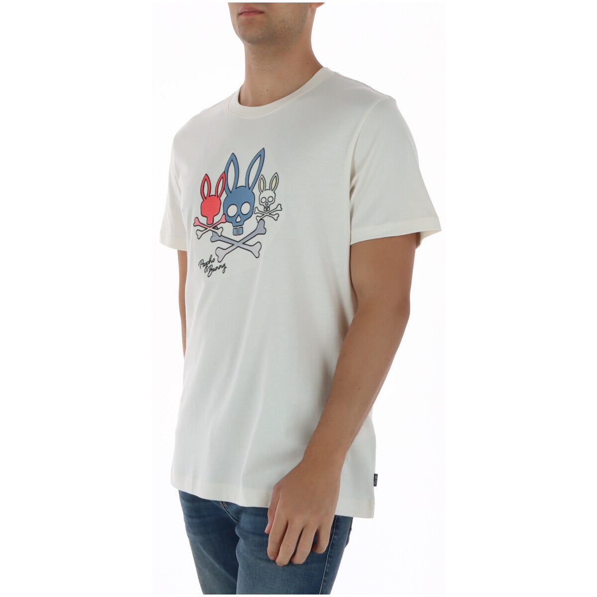 Psycho Bunny T-shirt homme — white