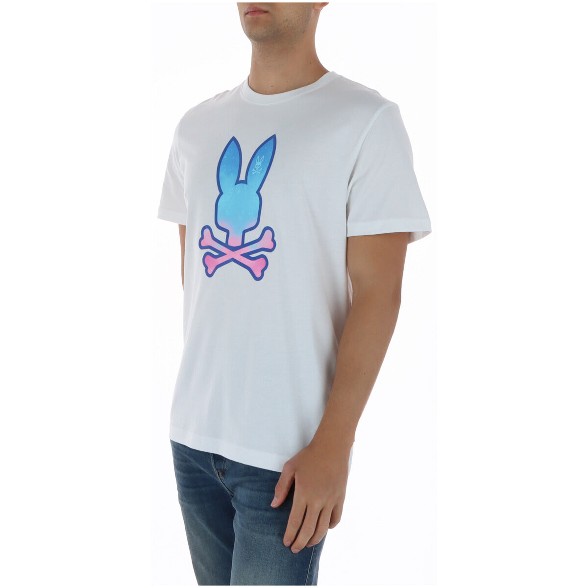 Psycho Bunny T-shirt homme — white