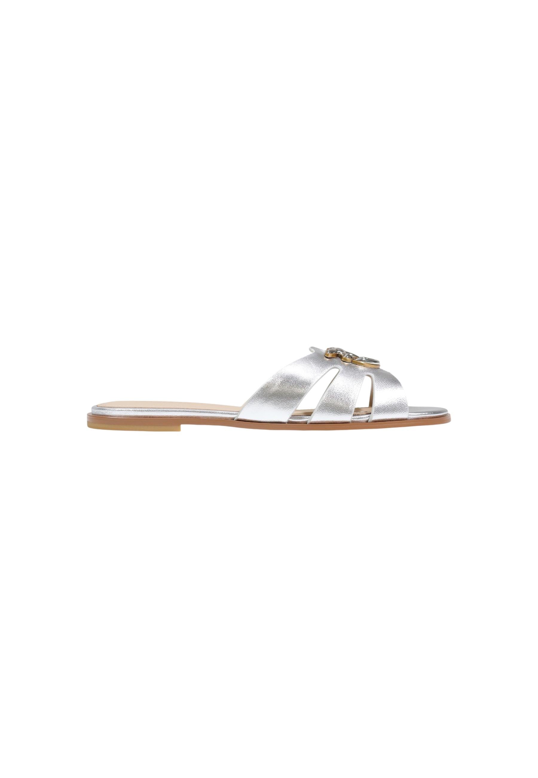Pinko Chaussures femme Mules — silver