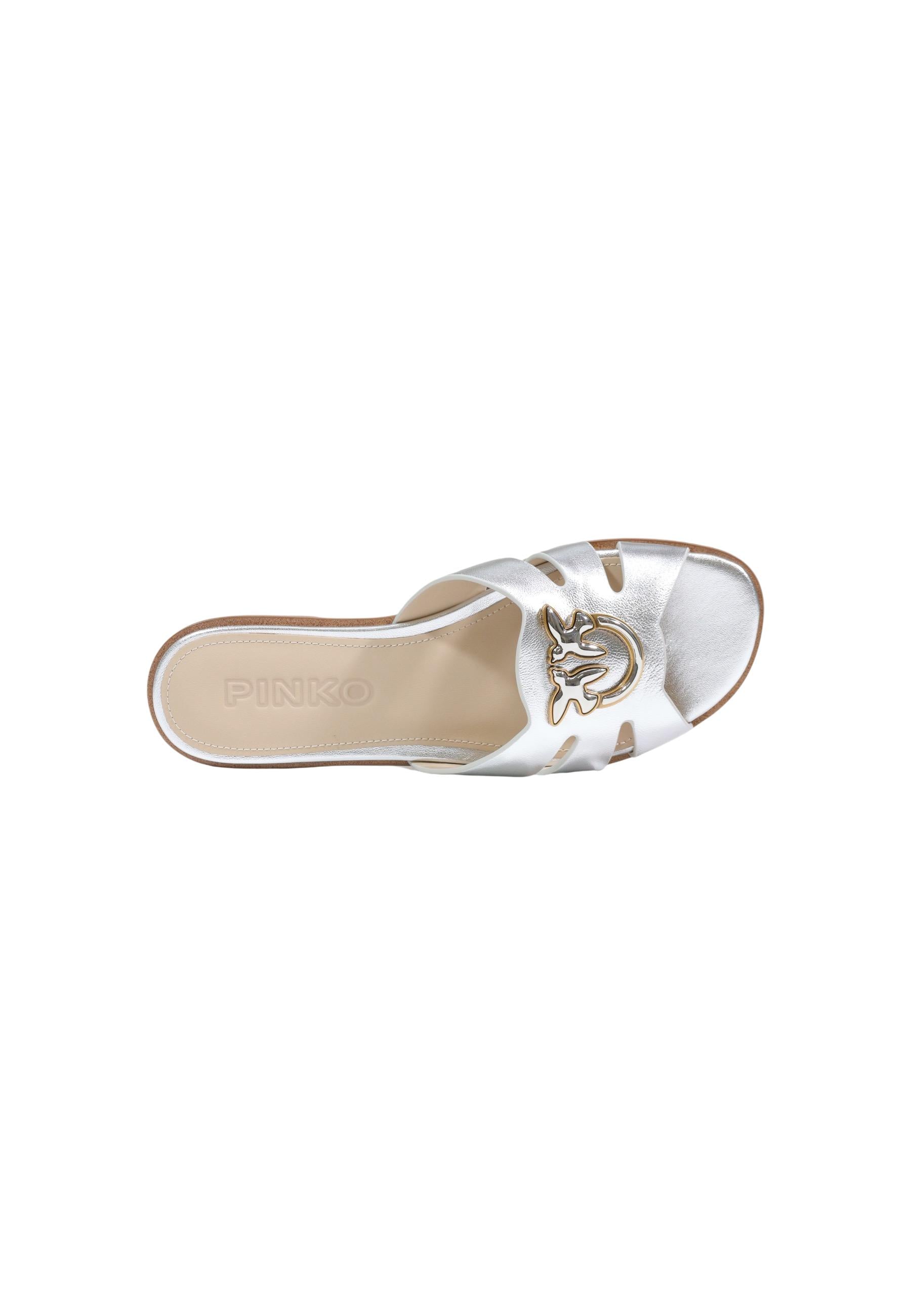 Pinko Chaussures femme Mules — silver