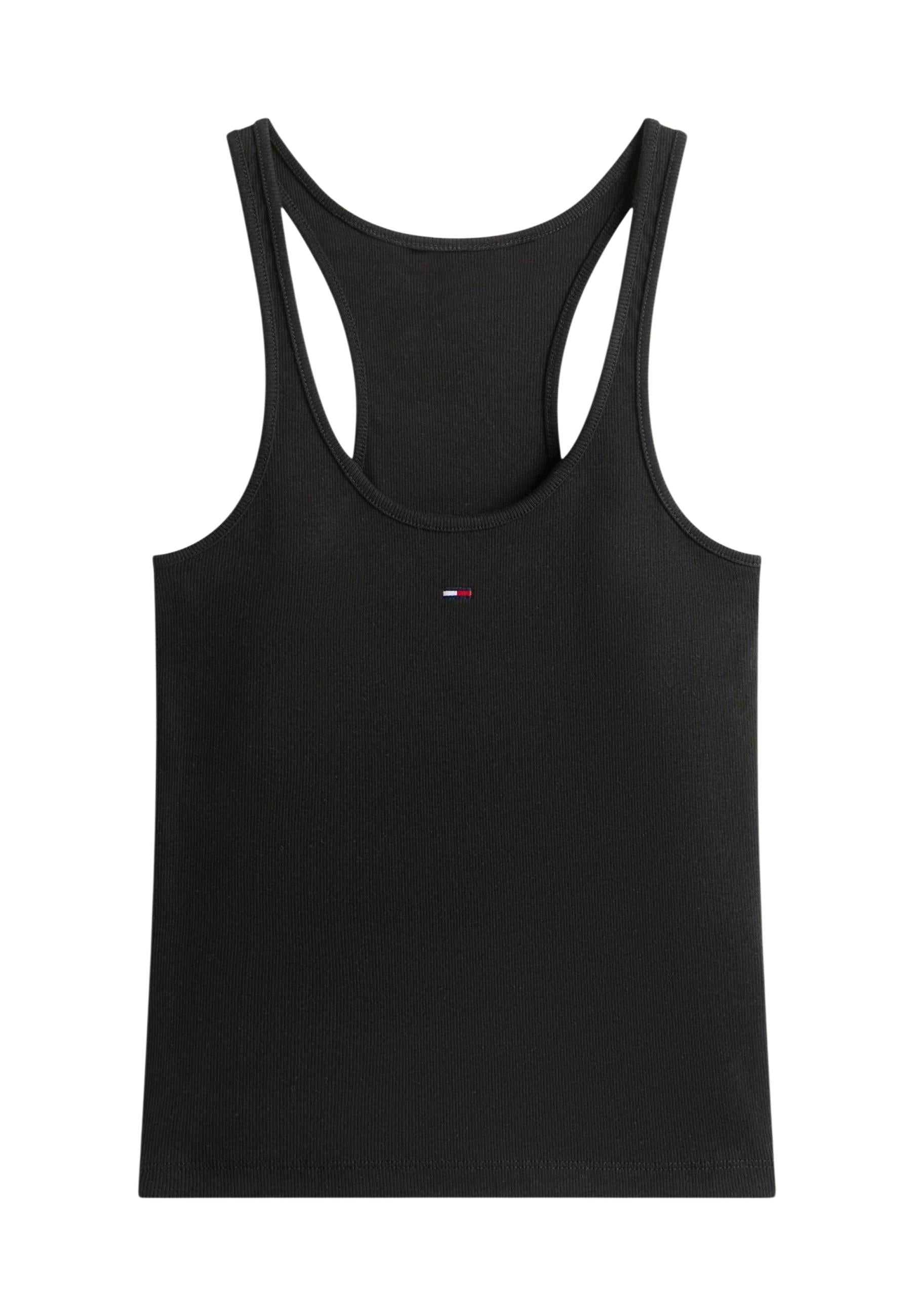 Tommy Hilfiger Jeans Jean femme Debardeurs — black