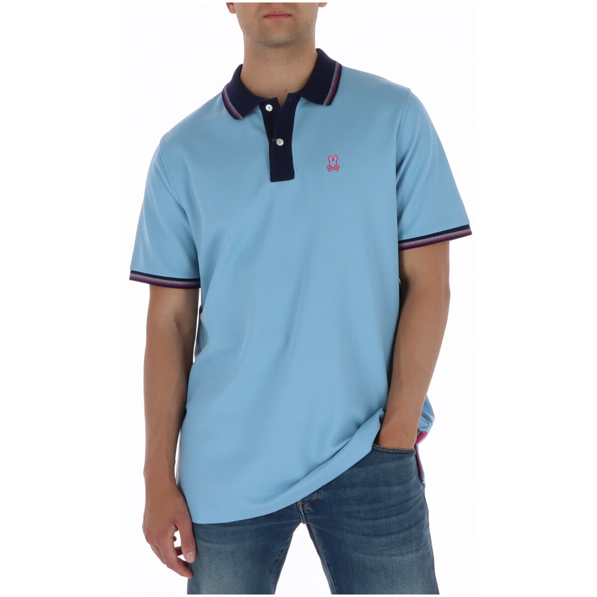 Psycho Bunny Polo homme — light blue