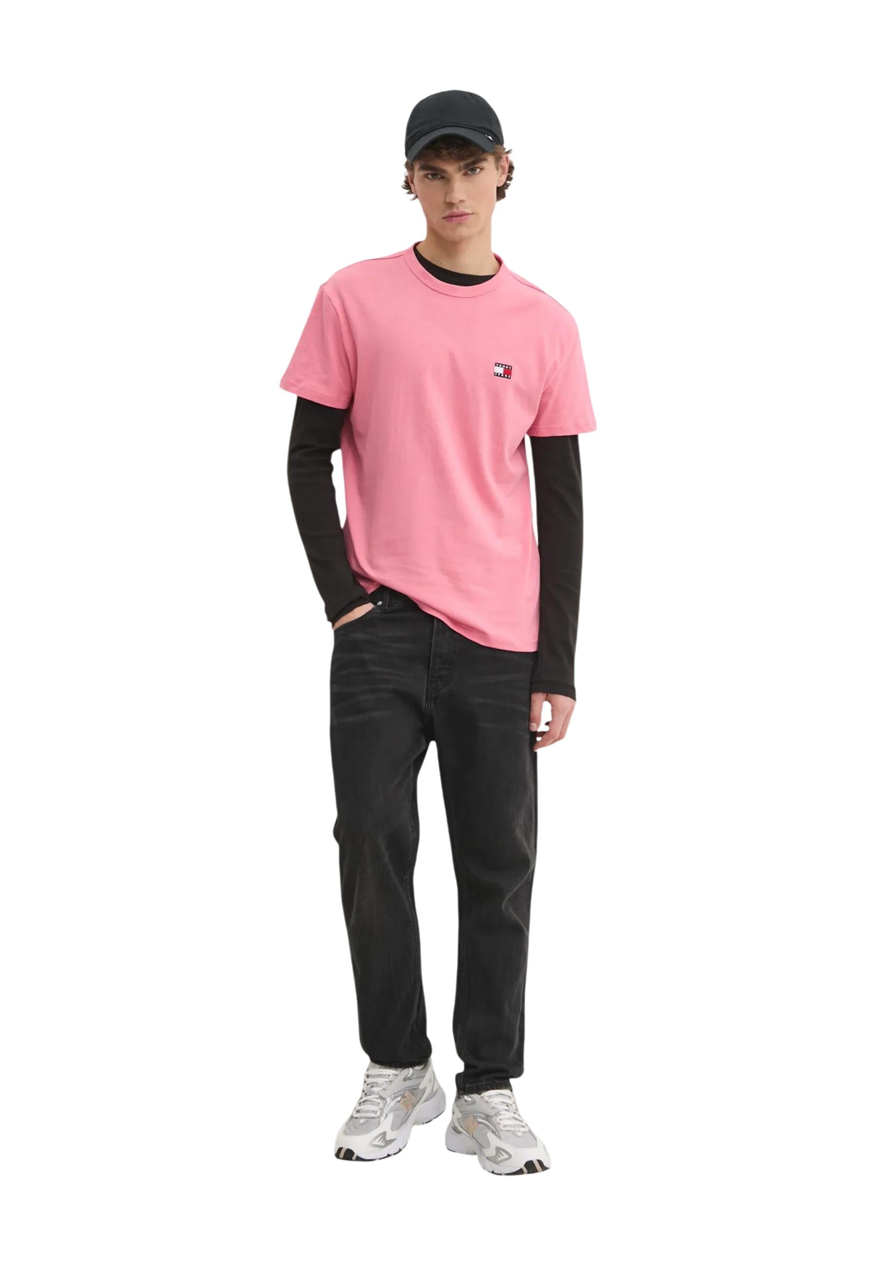 Tommy Hilfiger Jeans T-shirt homme — pink