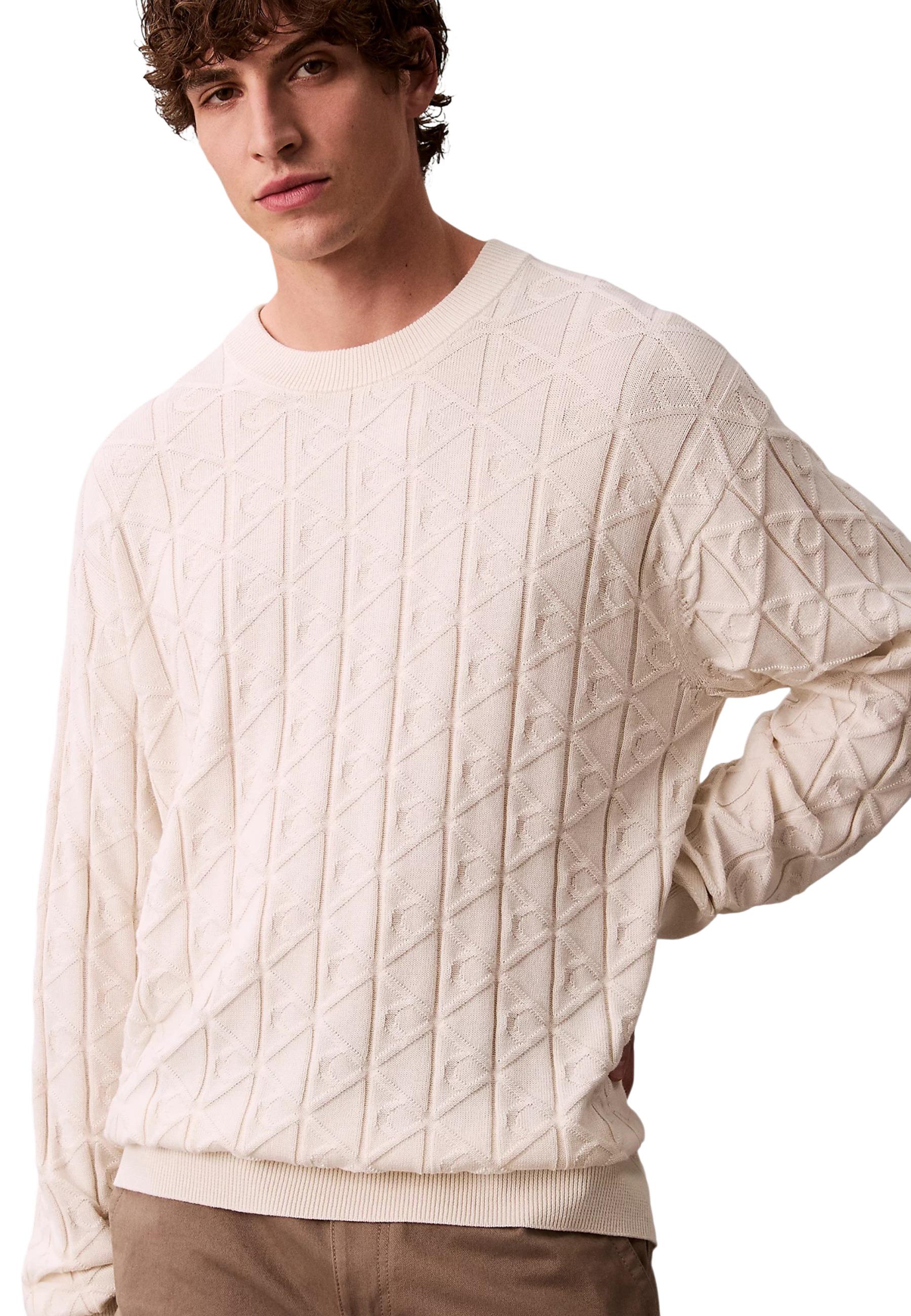Calvin Klein Jeans Pull homme — white