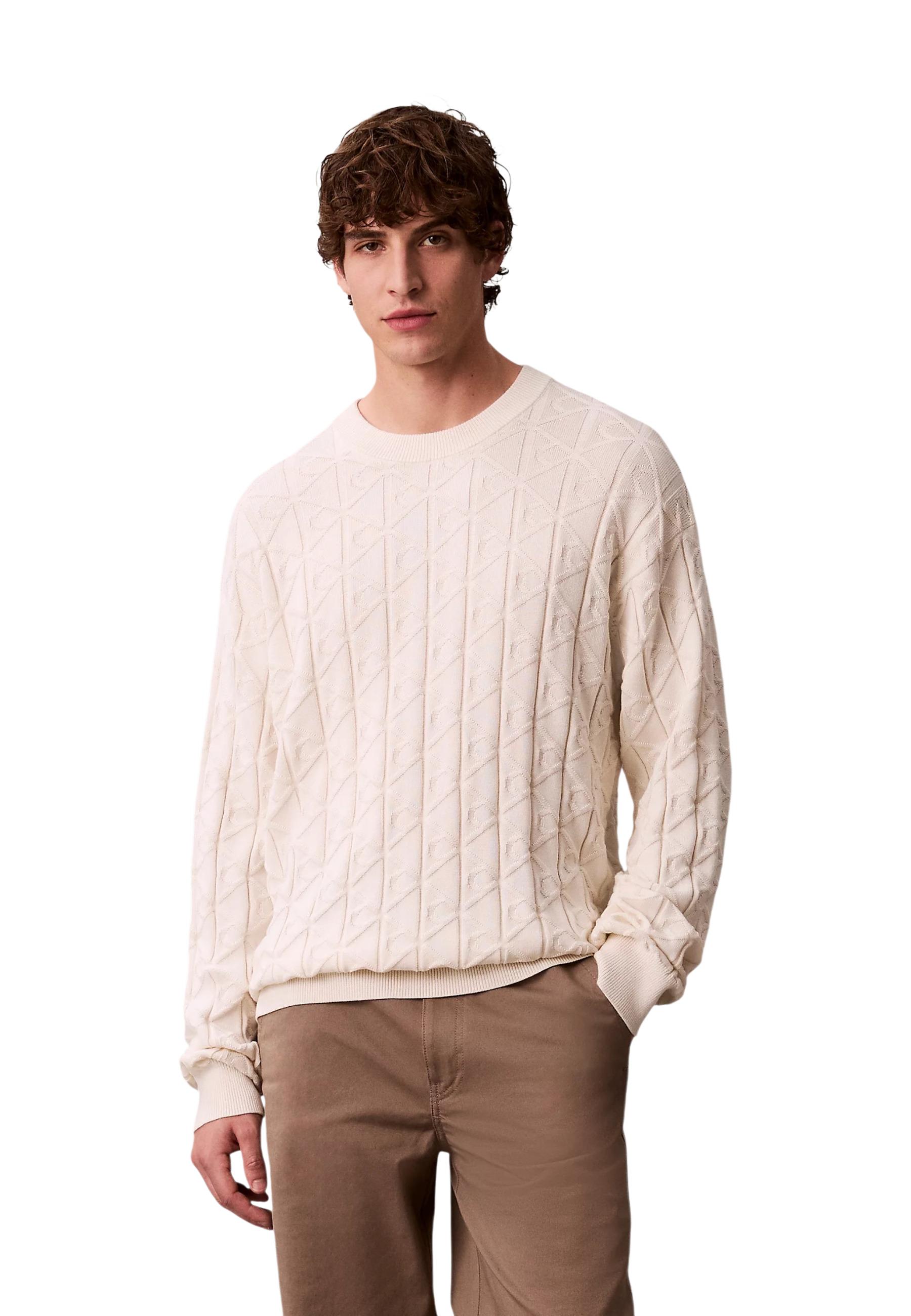 Calvin Klein Jeans Pull homme — white