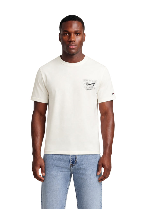 Tommy Hilfiger Jeans T-shirt homme — white