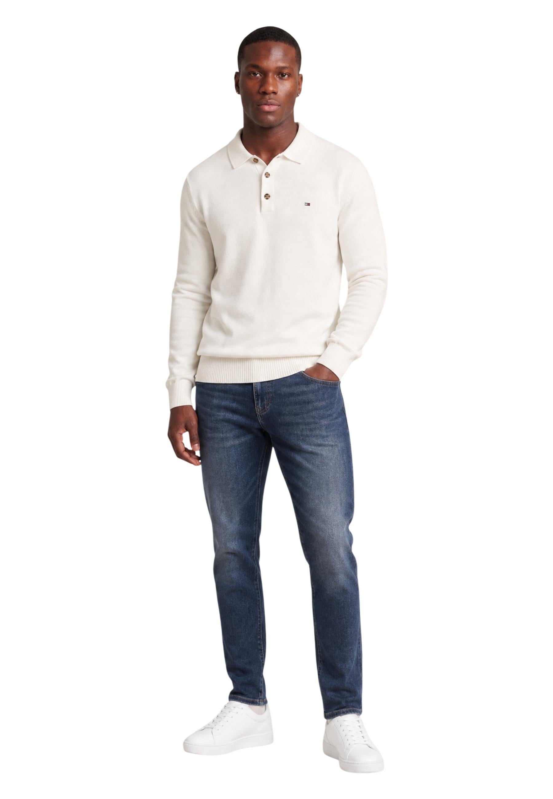 Tommy Hilfiger Jeans Polo homme — white