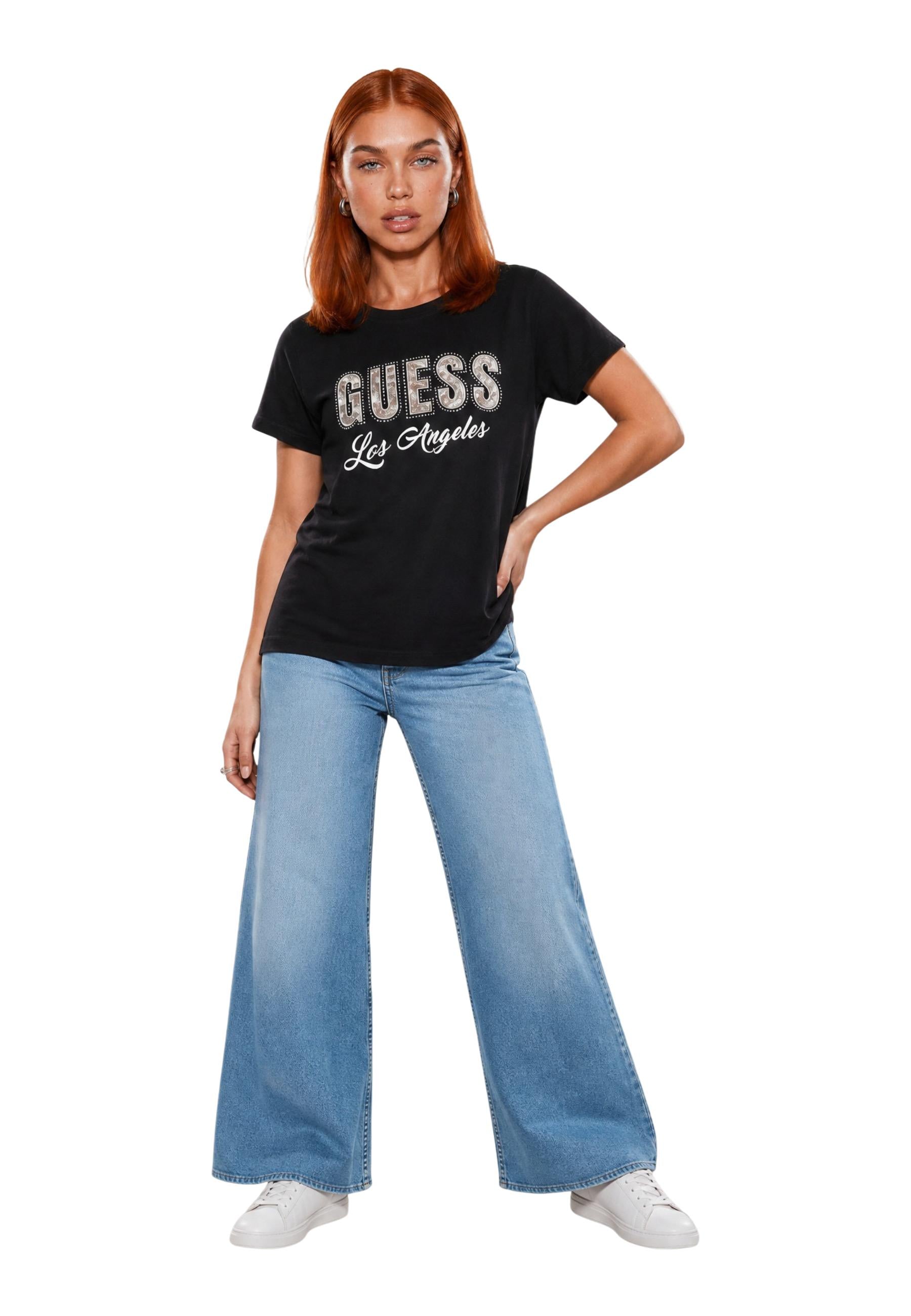 Guess T-shirt femme — black