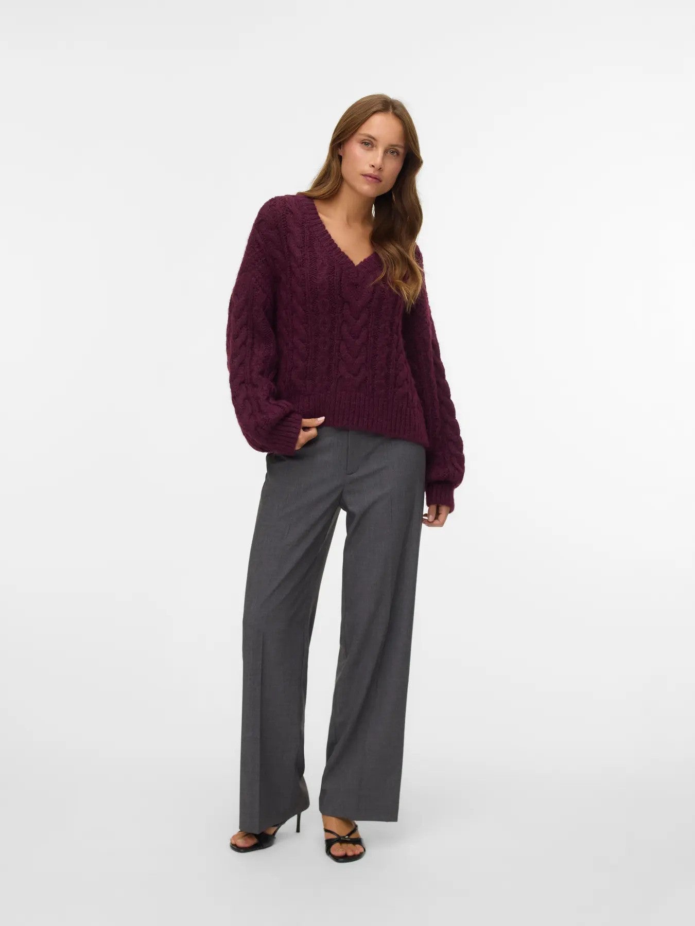 Vero Moda Pantalon femme Pantalons — grey