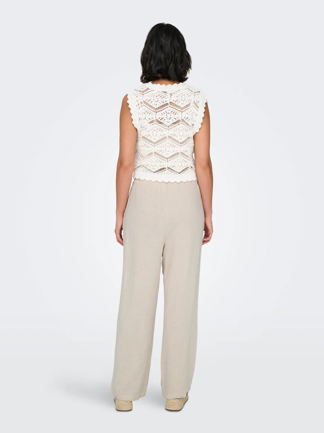 Only Pantalon femme Pantalons — beige