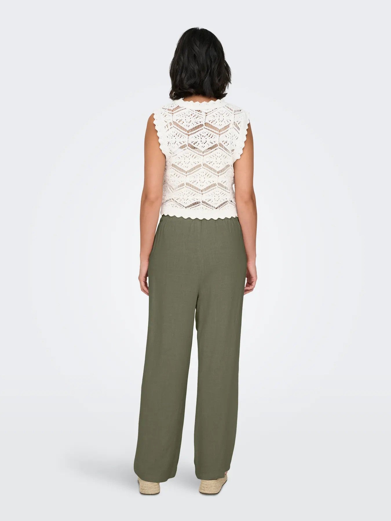 Only Pantalon femme Pantalons — green