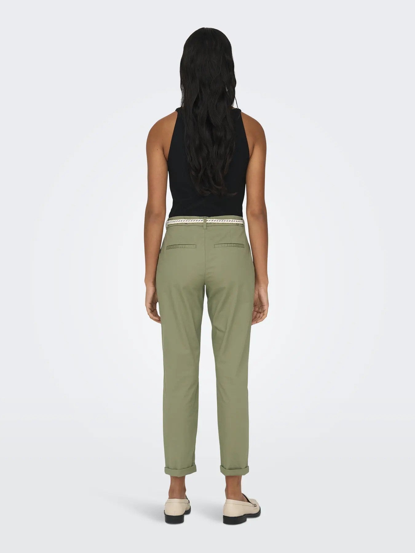Only Pantalon femme Pantalons — green