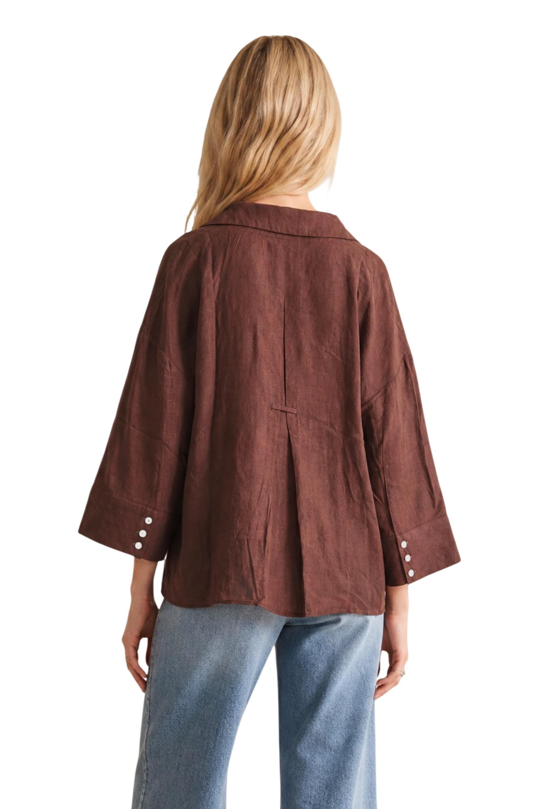 Jacqueline De Yong Chemise femme Chemises — brown