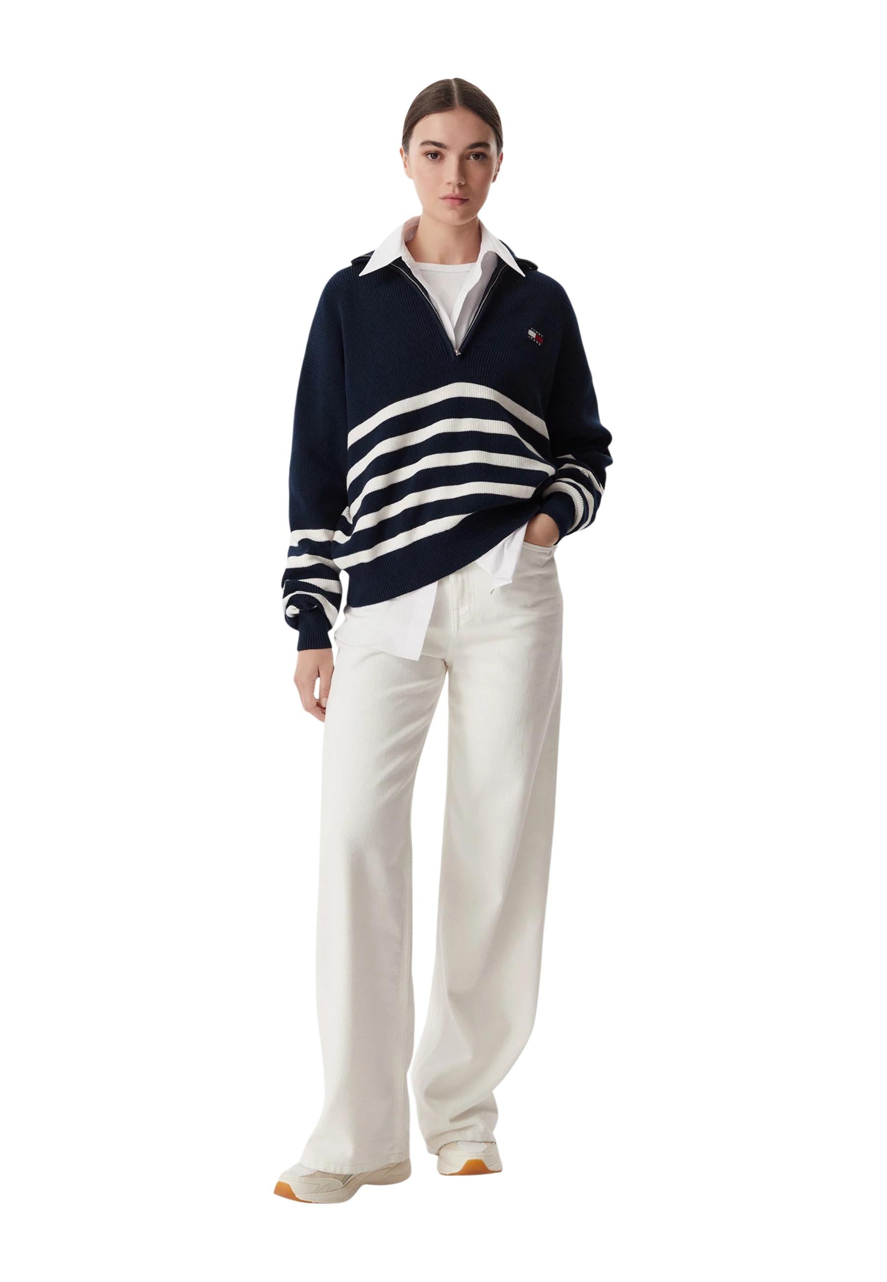 Tommy Hilfiger Jeans Pull femme — blue
