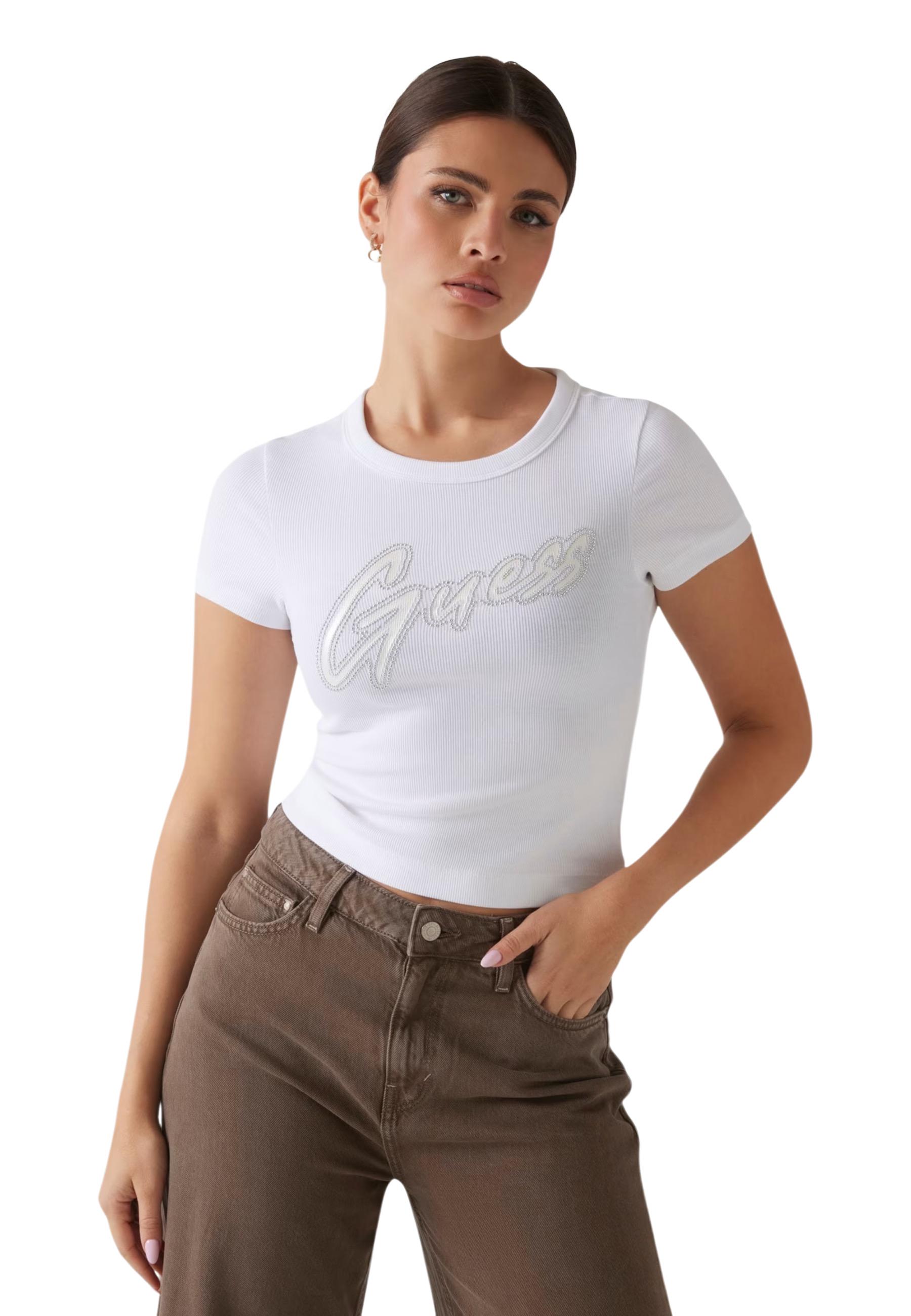 Guess T-shirt femme — white
