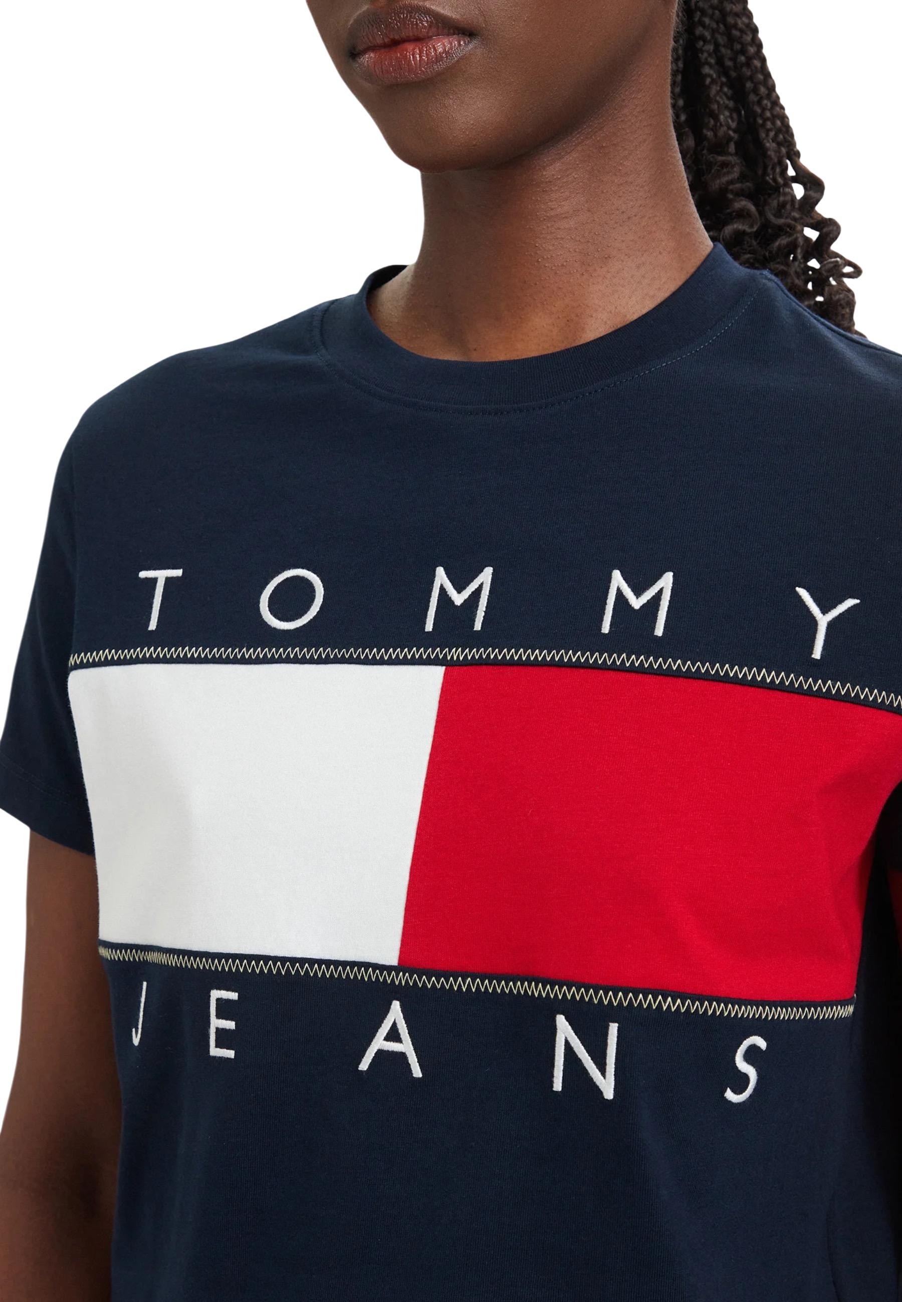 Tommy Hilfiger Jeans T-shirt femme — blue