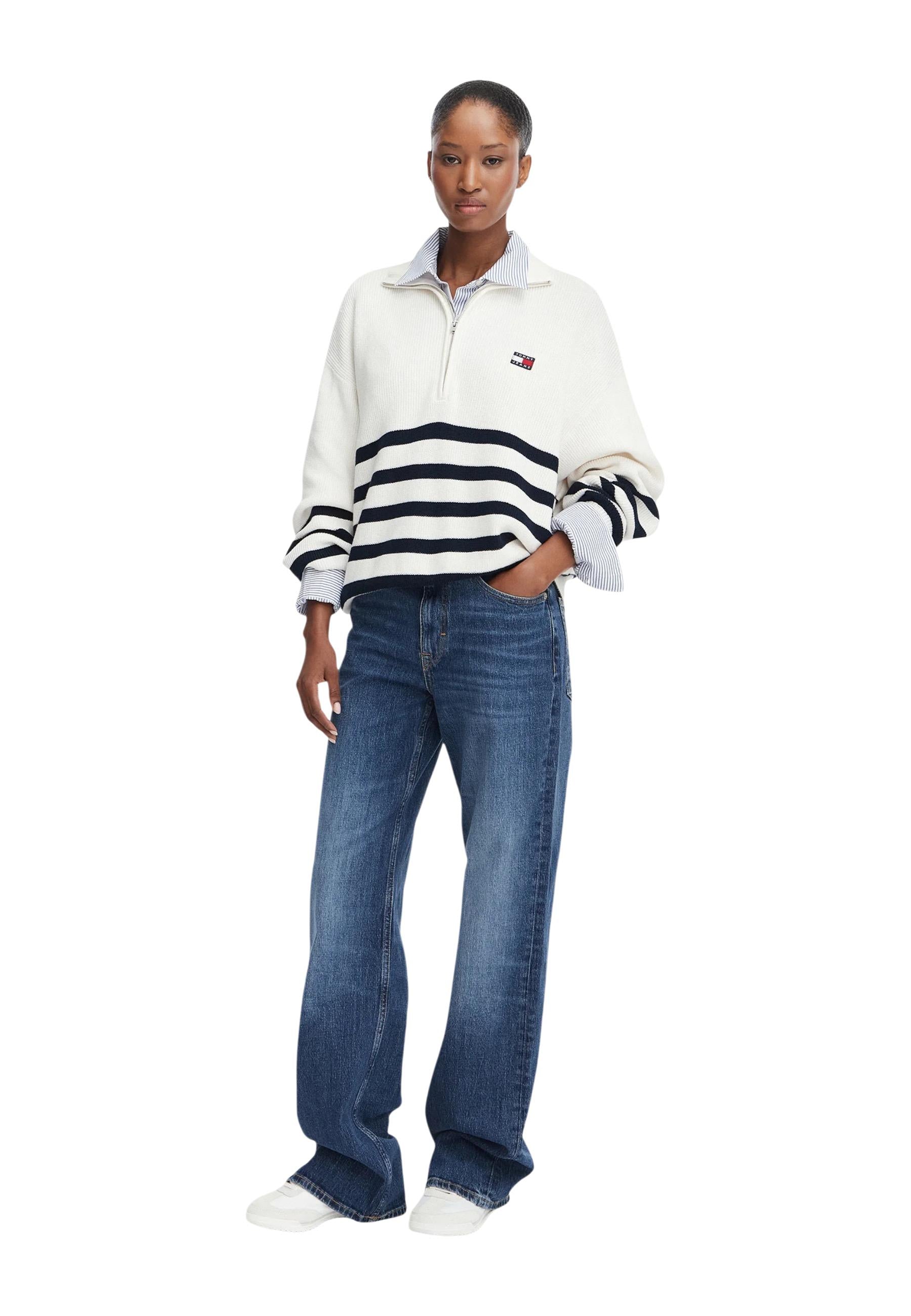 Tommy Hilfiger Jeans Pull femme — white