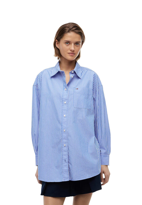 Tommy Hilfiger Jeans Chemise femme Chemises — blue