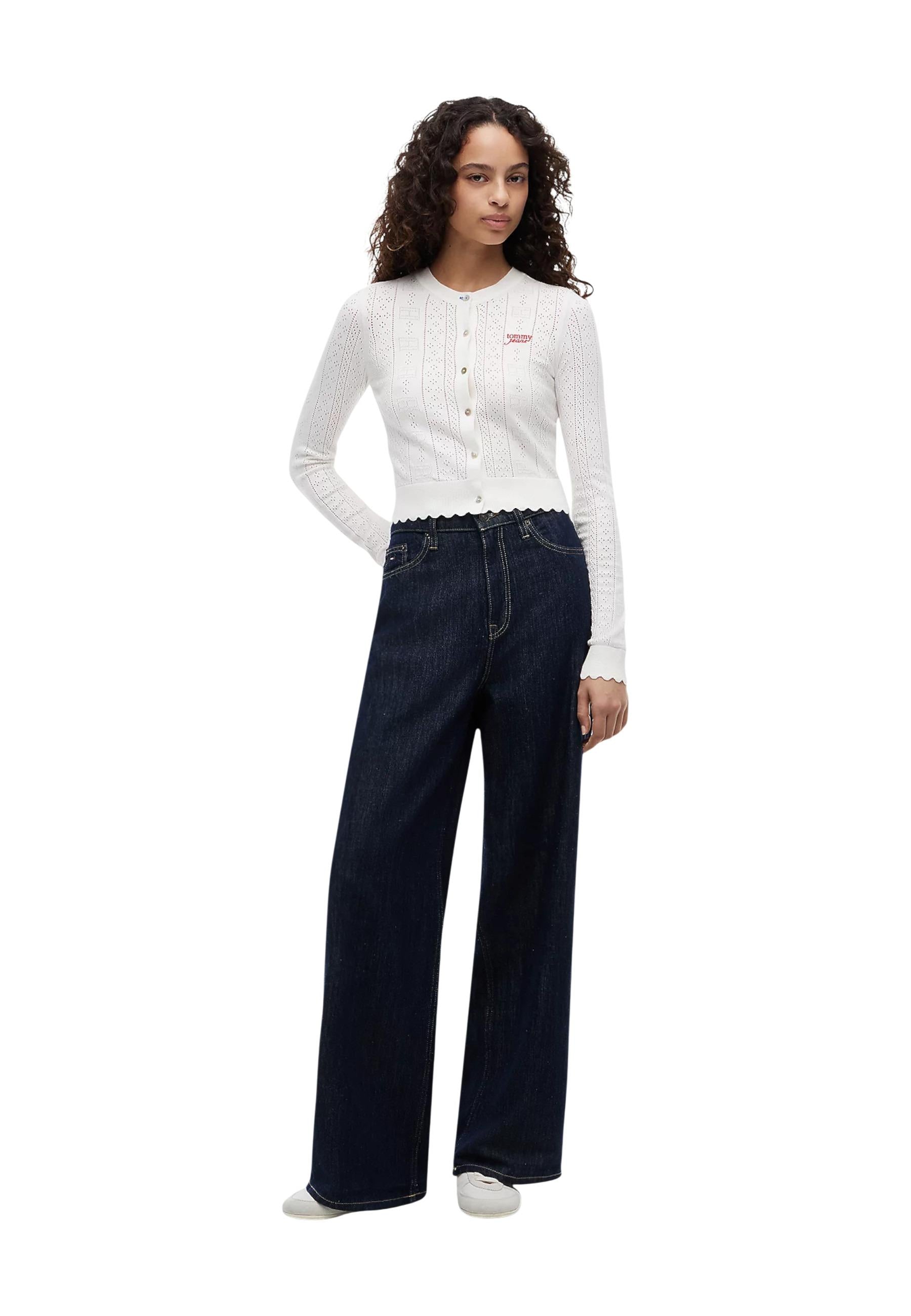 Tommy Hilfiger Jeans Jean femme Cardigans — white