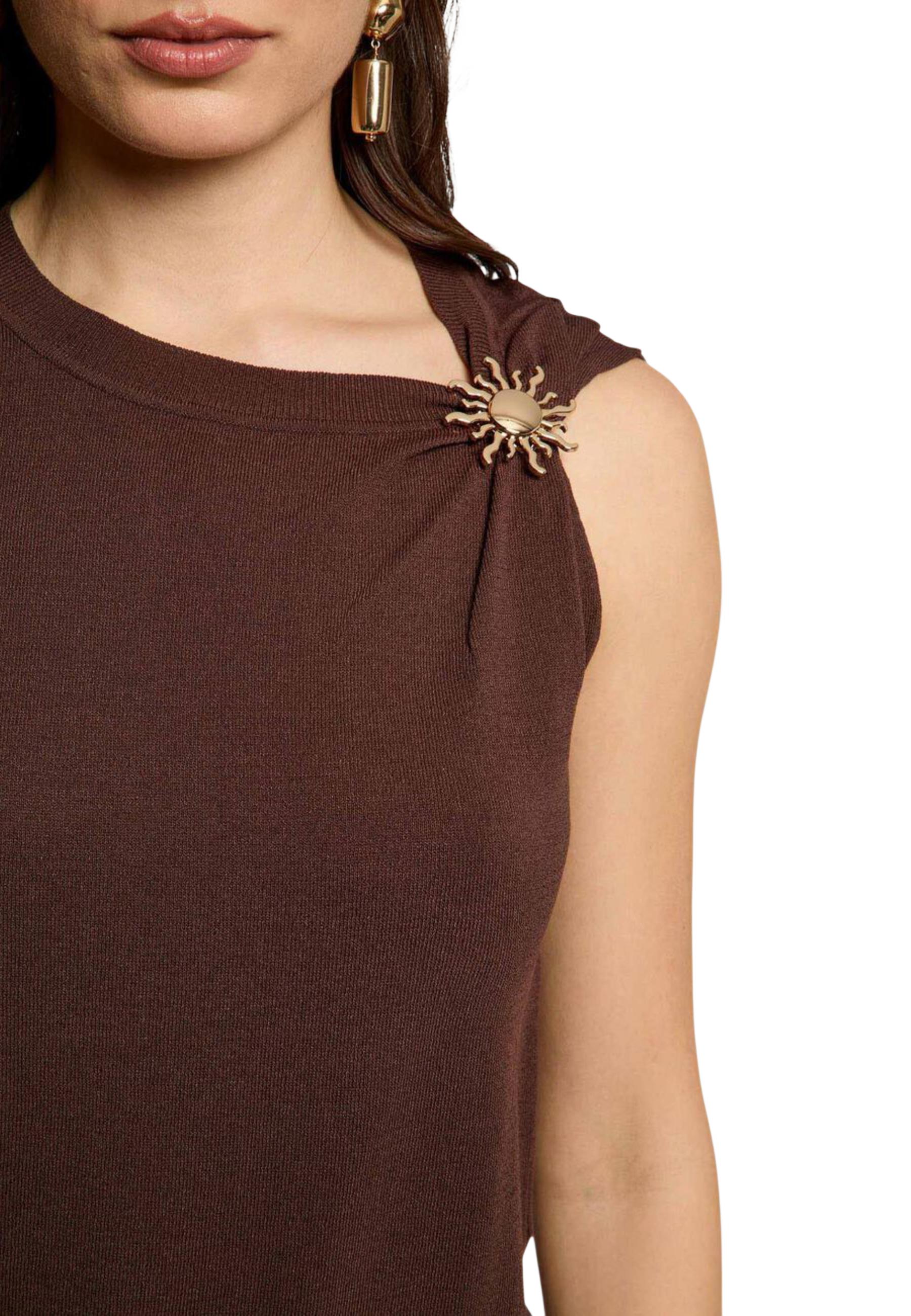 Morgan De Toi Pull femme — brown