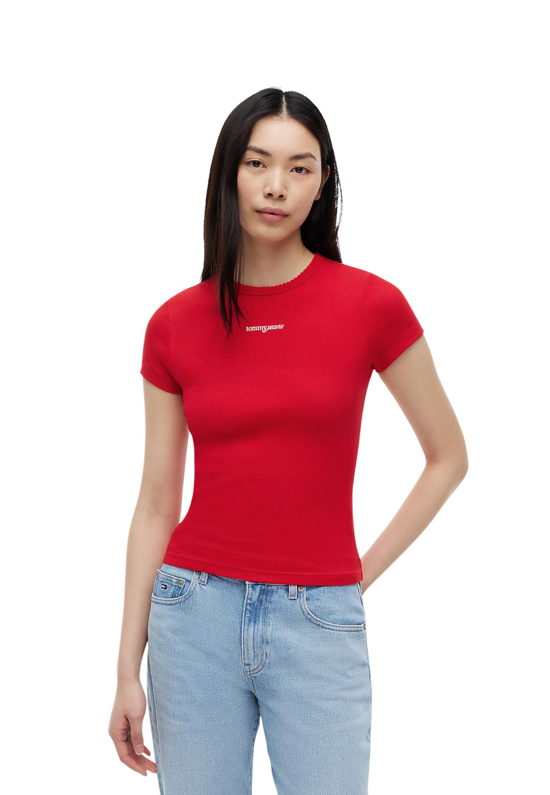 Tommy Hilfiger Jeans T-shirt femme — red