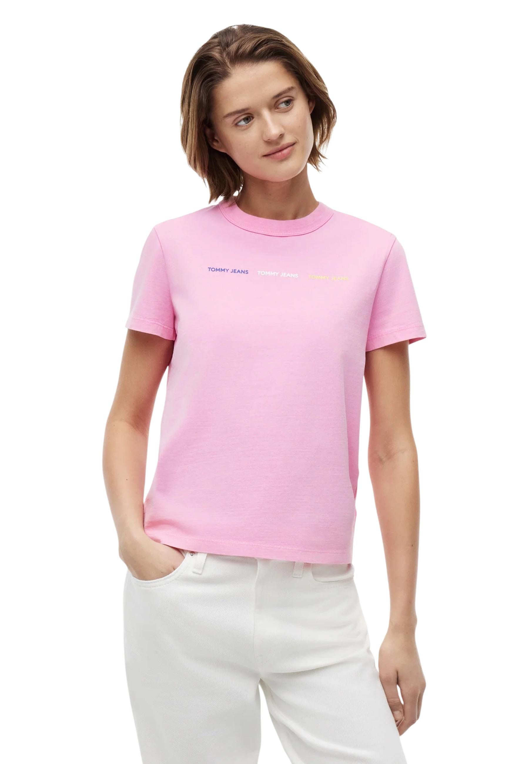 Tommy Hilfiger Jeans T-shirt femme — pink