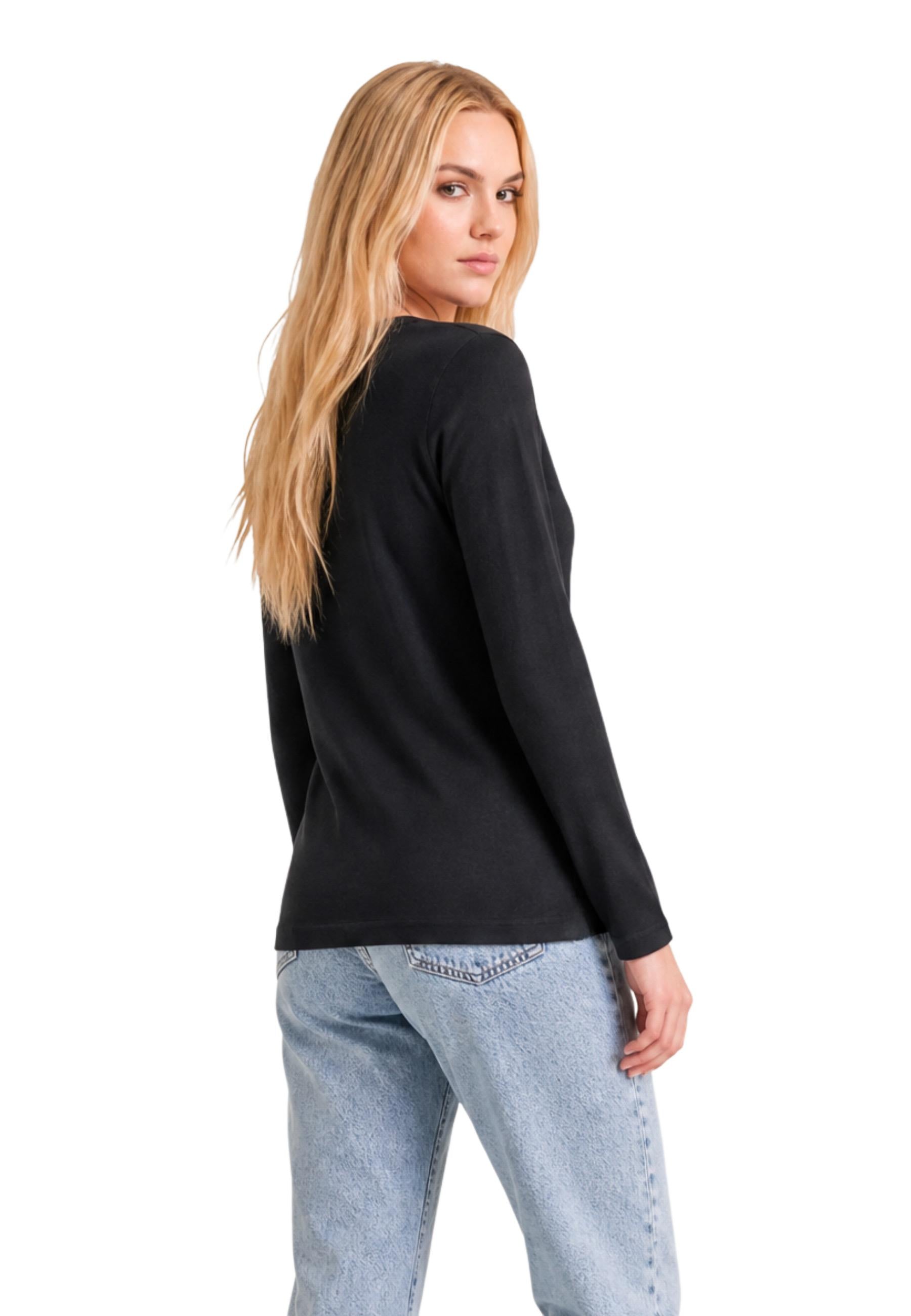 Armani Exchange T-shirt femme — black
