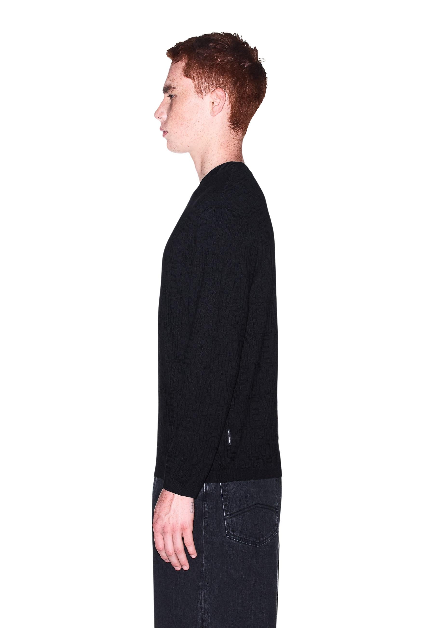 Armani Exchange Pull homme — black