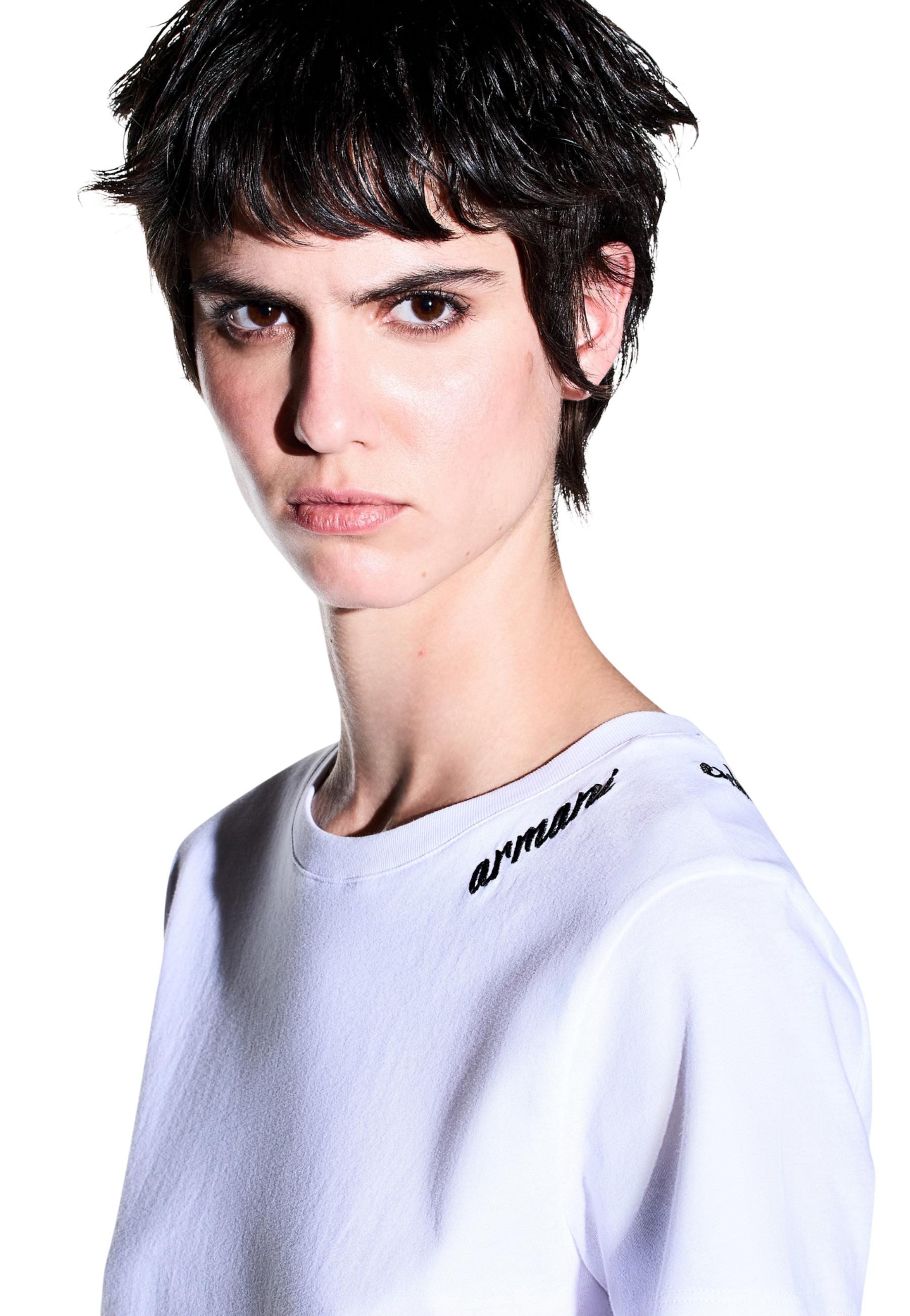 Armani Exchange T-shirt femme — white