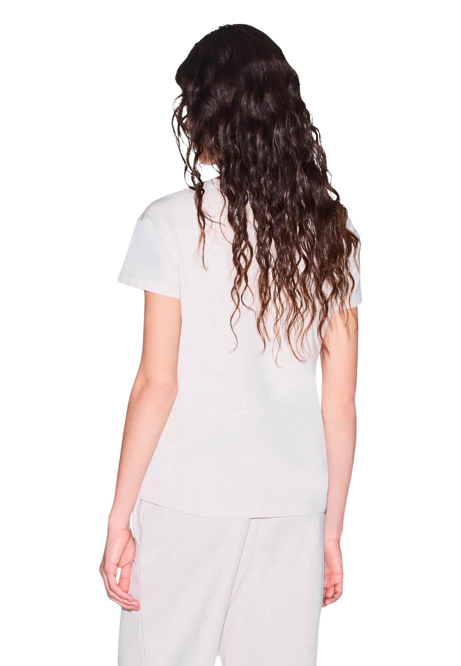 Armani Exchange T-shirt femme — beige