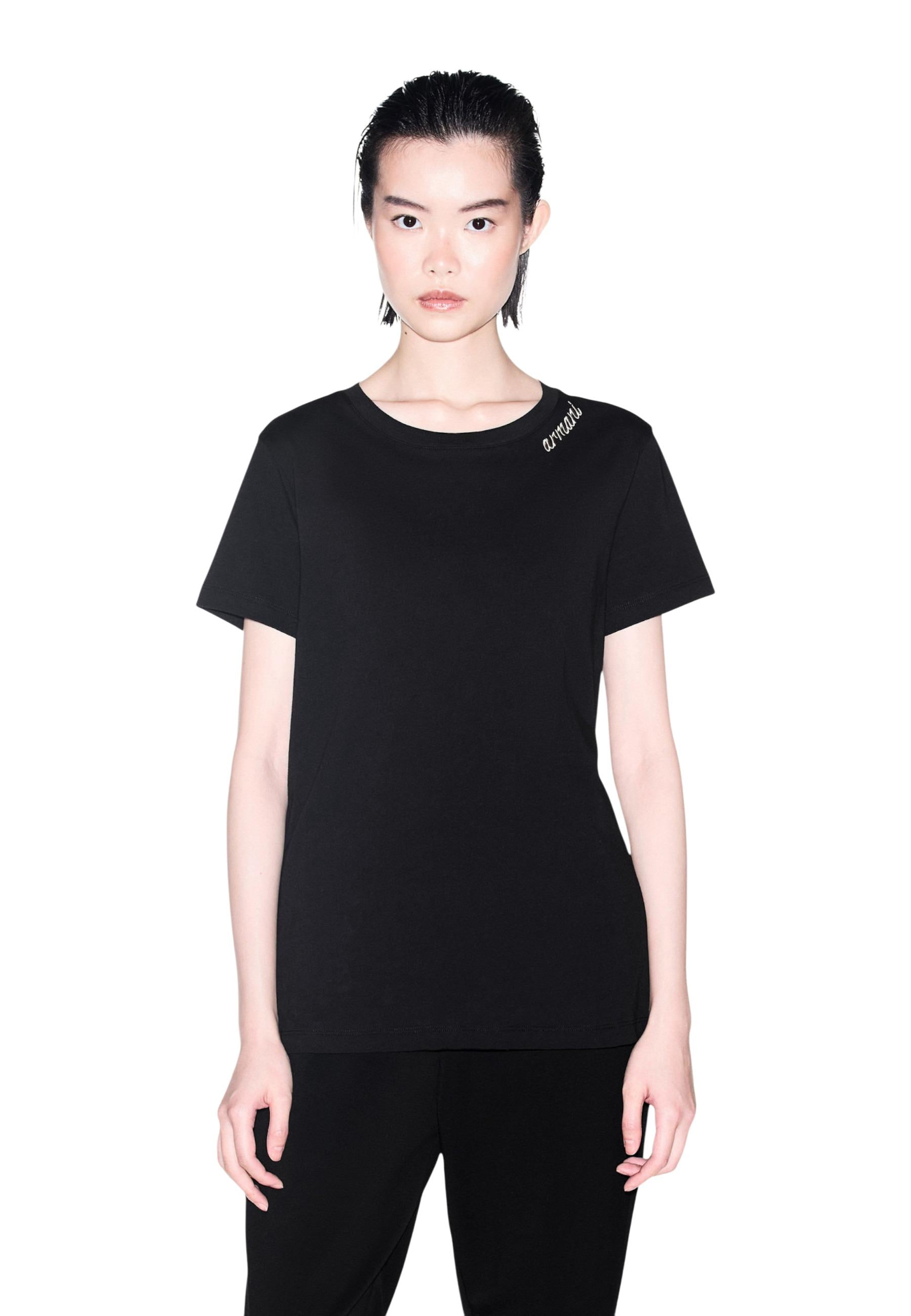 Armani Exchange T-shirt femme — black