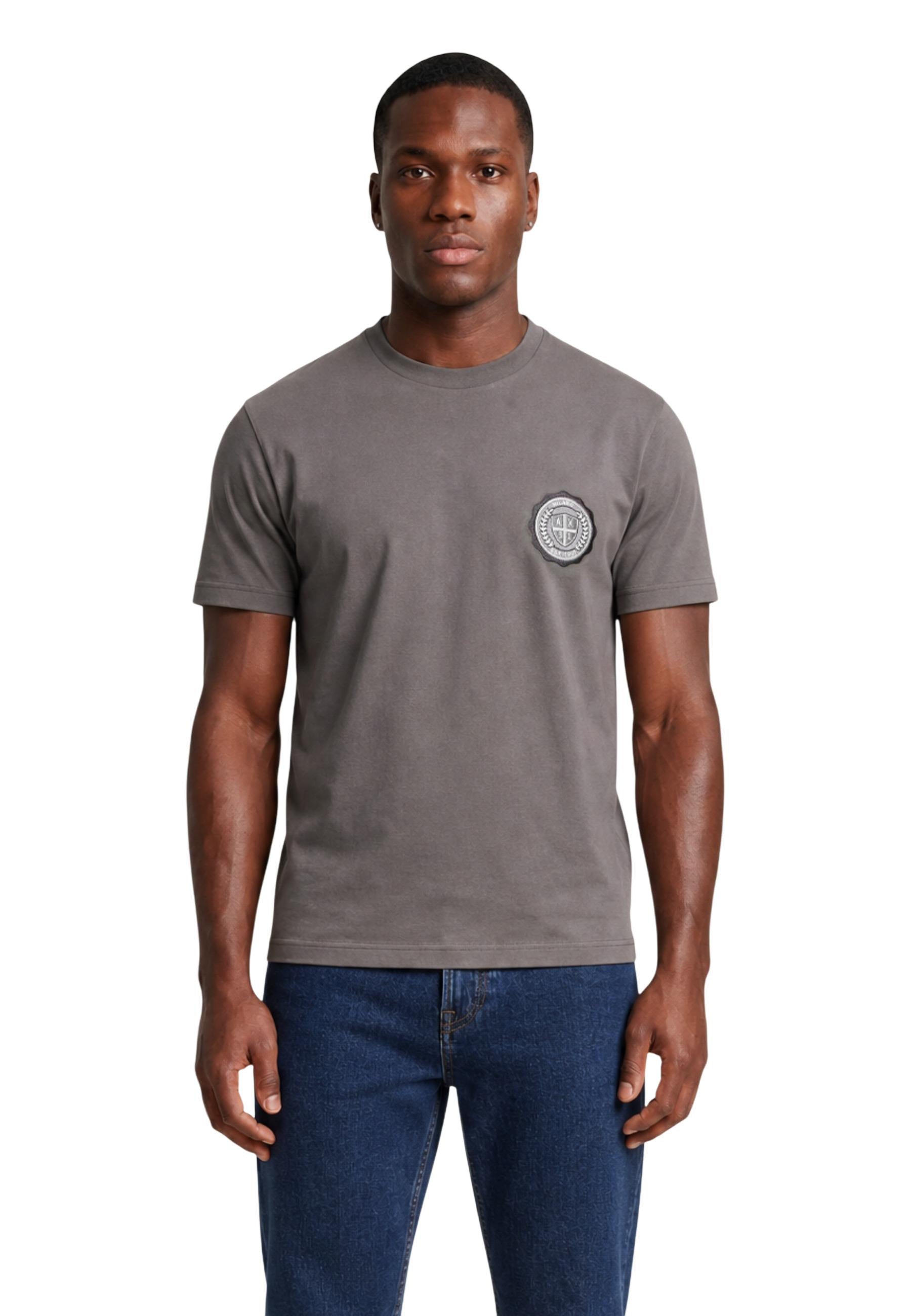 Armani Exchange T-shirt homme — brown