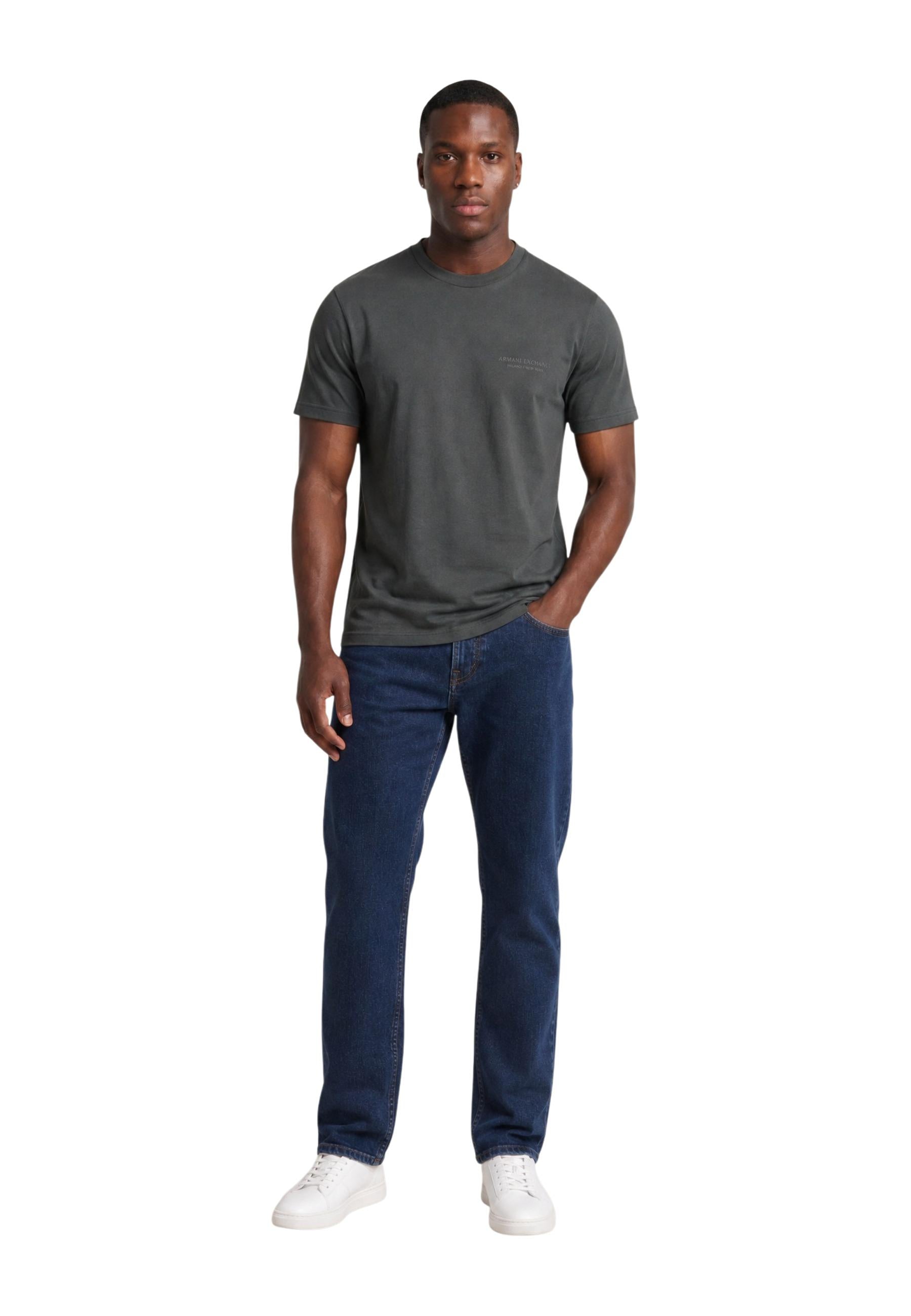 Armani Exchange T-shirt homme — grey
