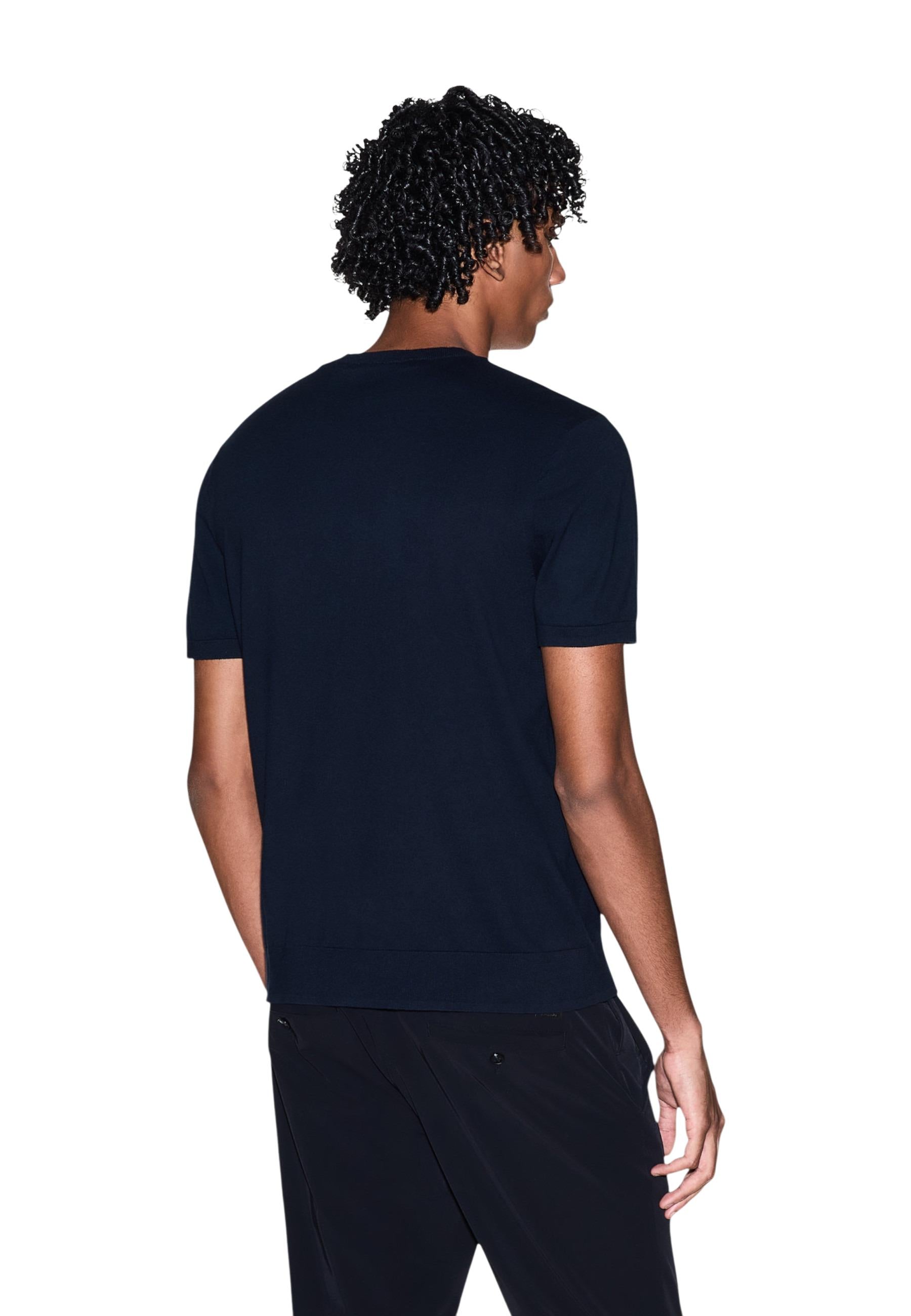 Armani Exchange T-shirt homme — blue