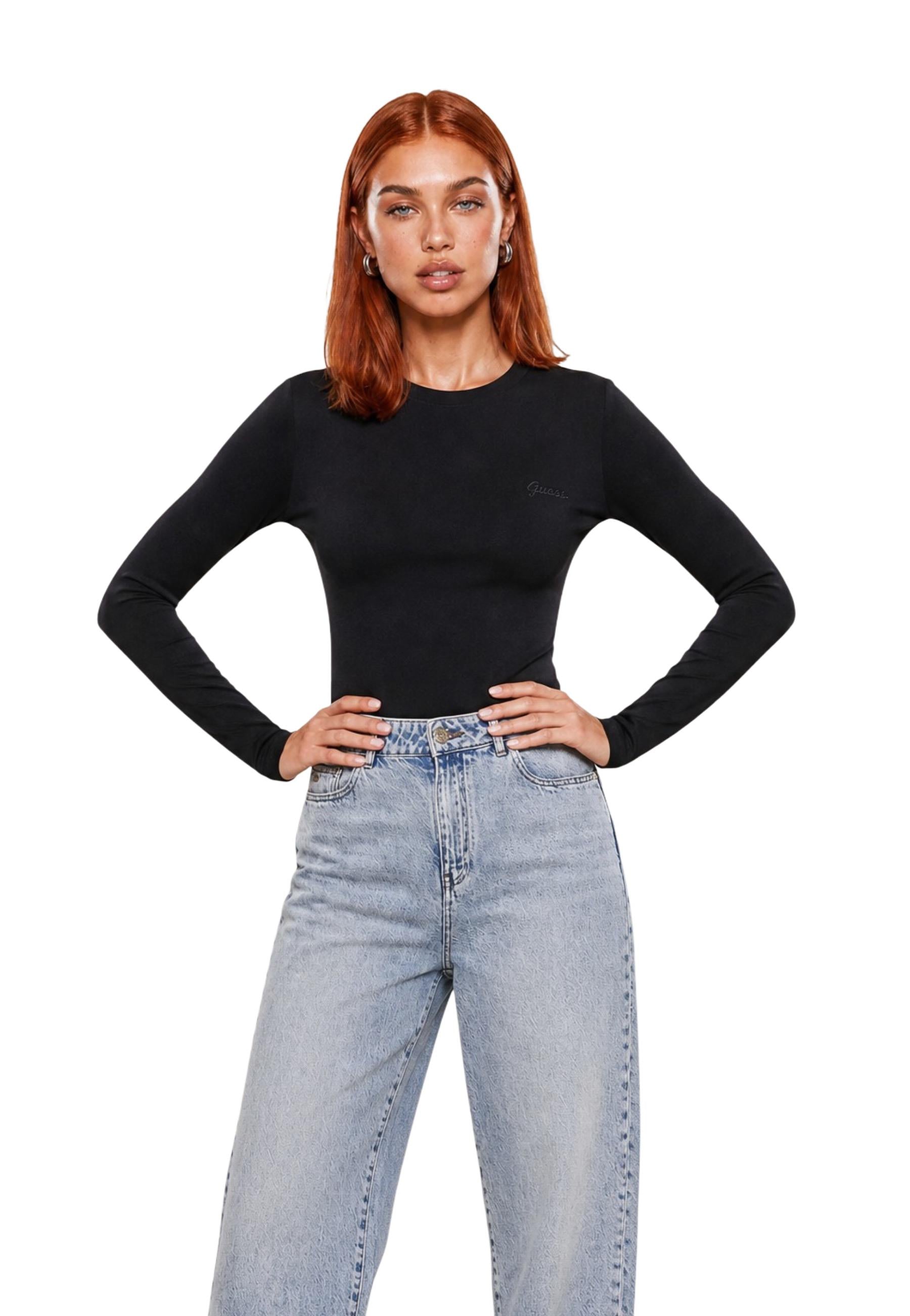 Guess Active T-shirt femme — black