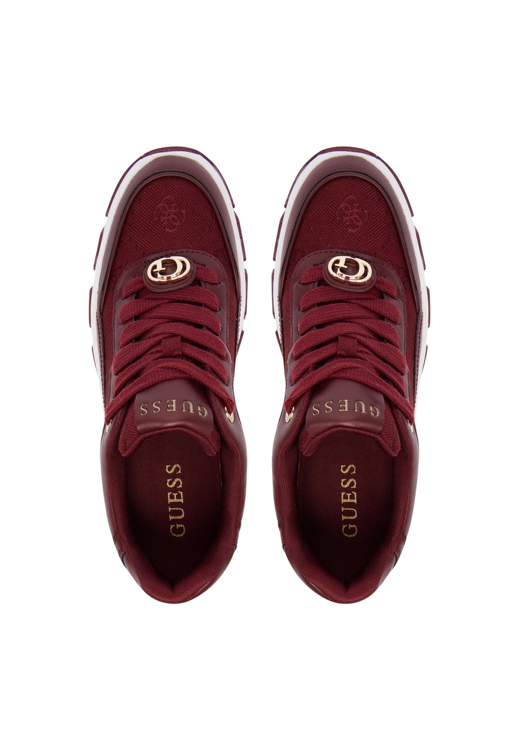 Guess Baskets femme — bordeaux