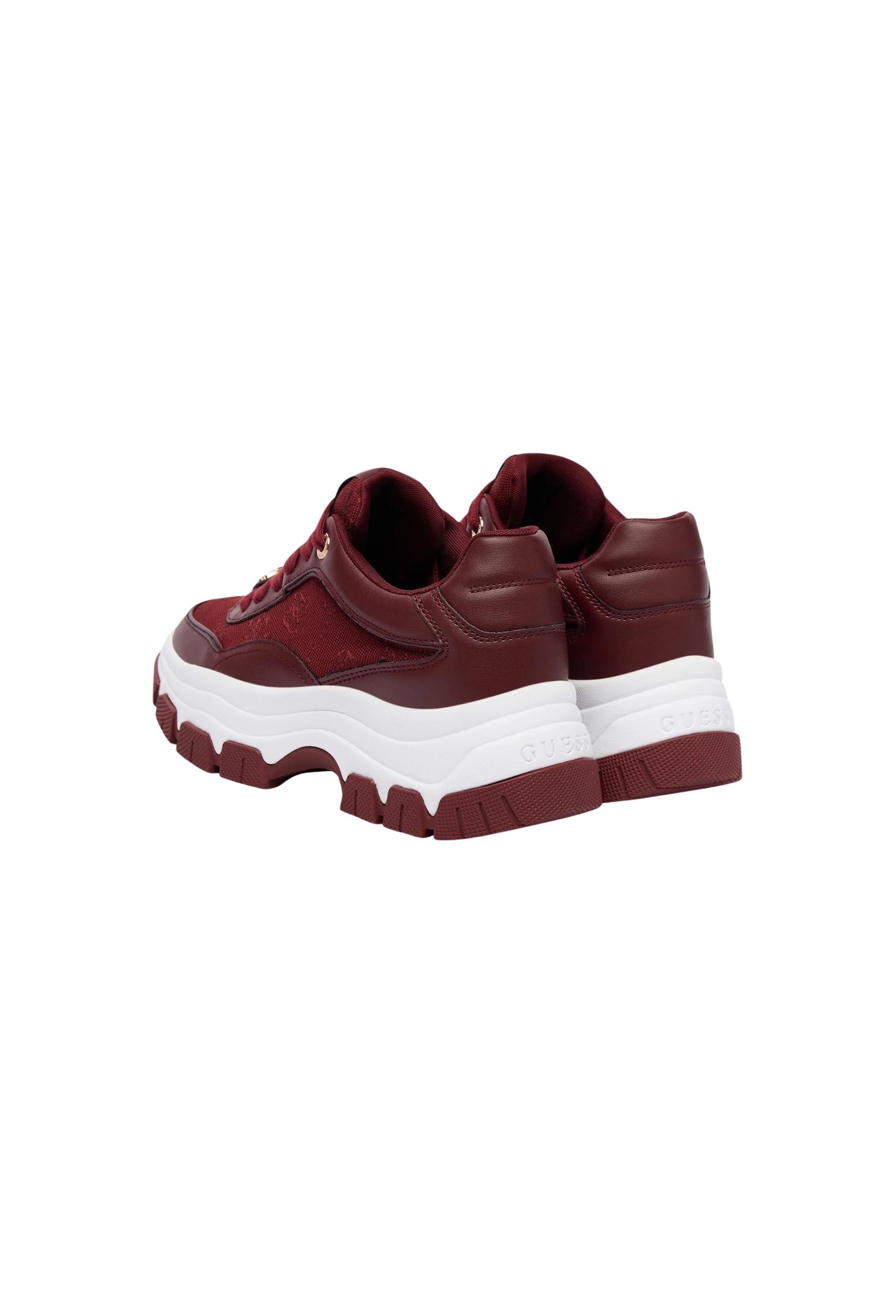 Guess Baskets femme — bordeaux
