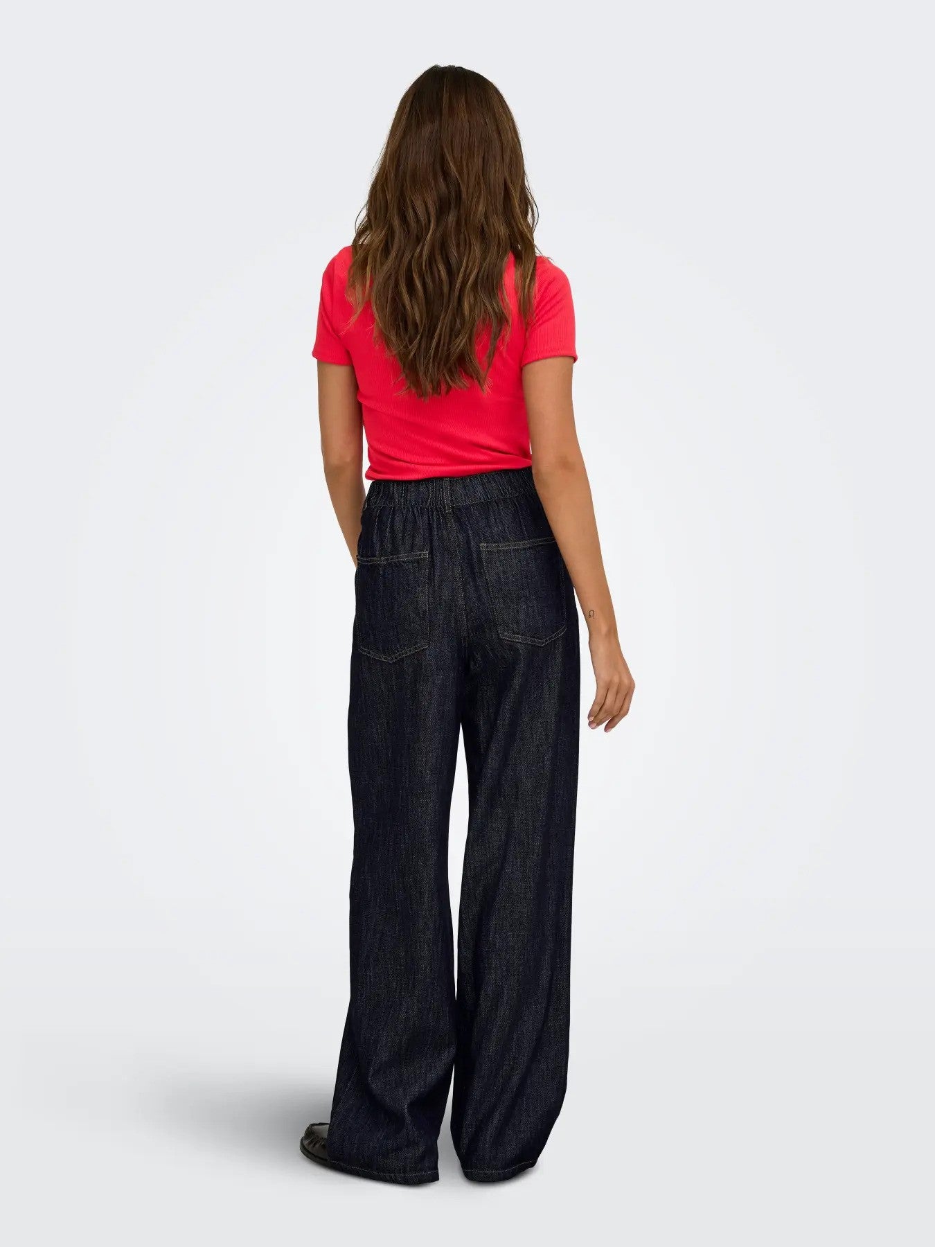 Only T-shirt femme — red