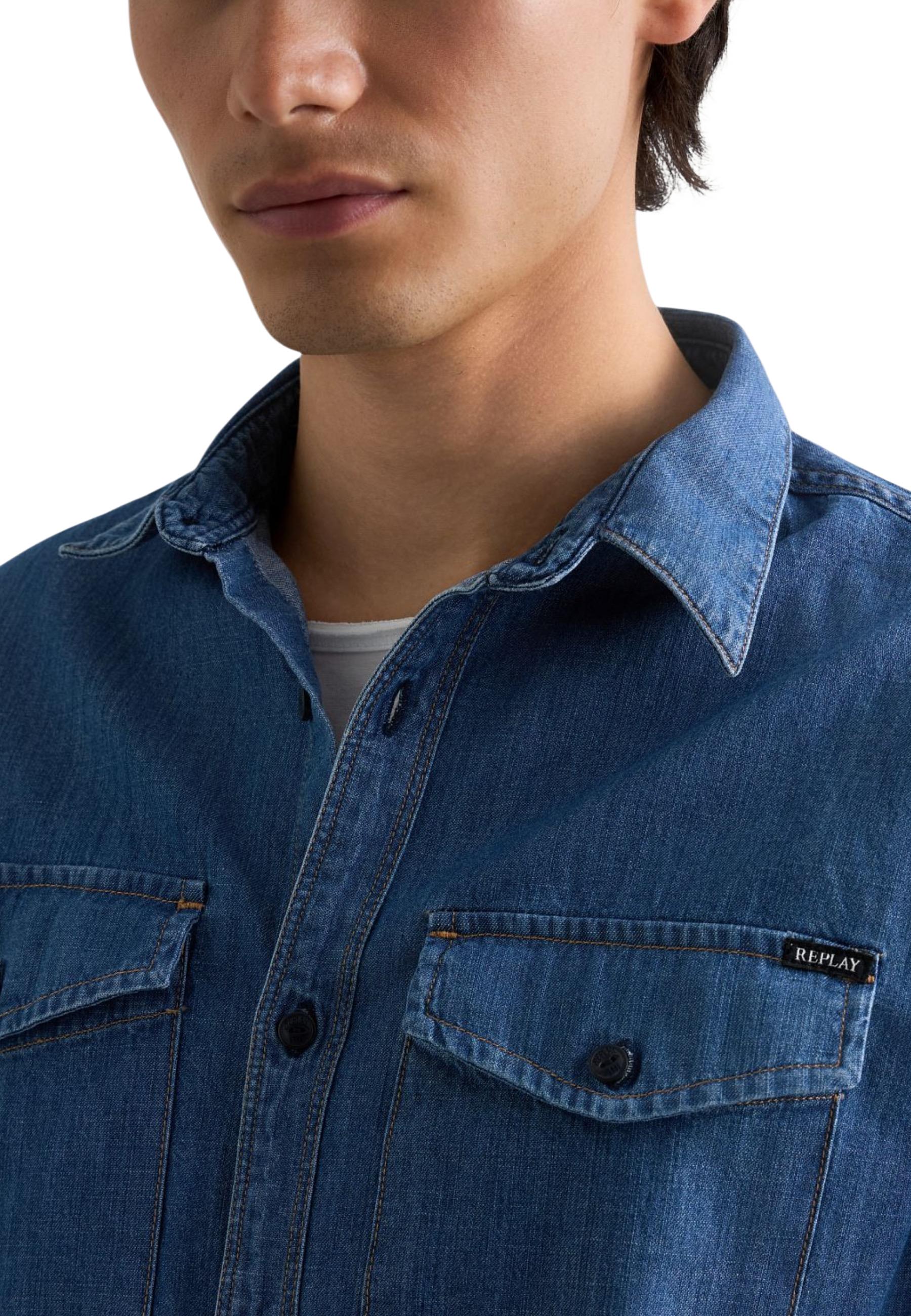 Replay Chemise homme Chemises — blue