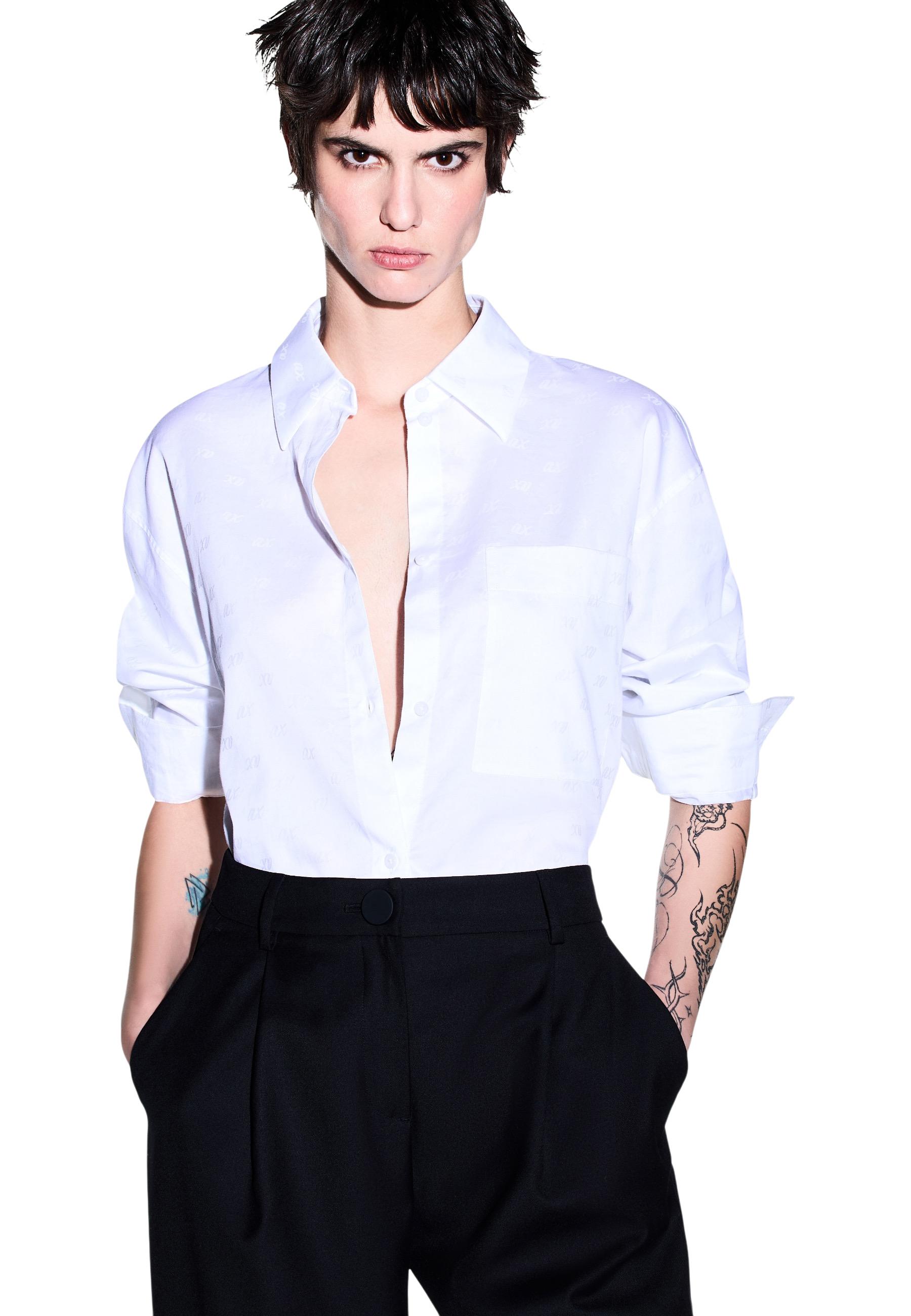 Armani Exchange Chemise femme Chemises — white