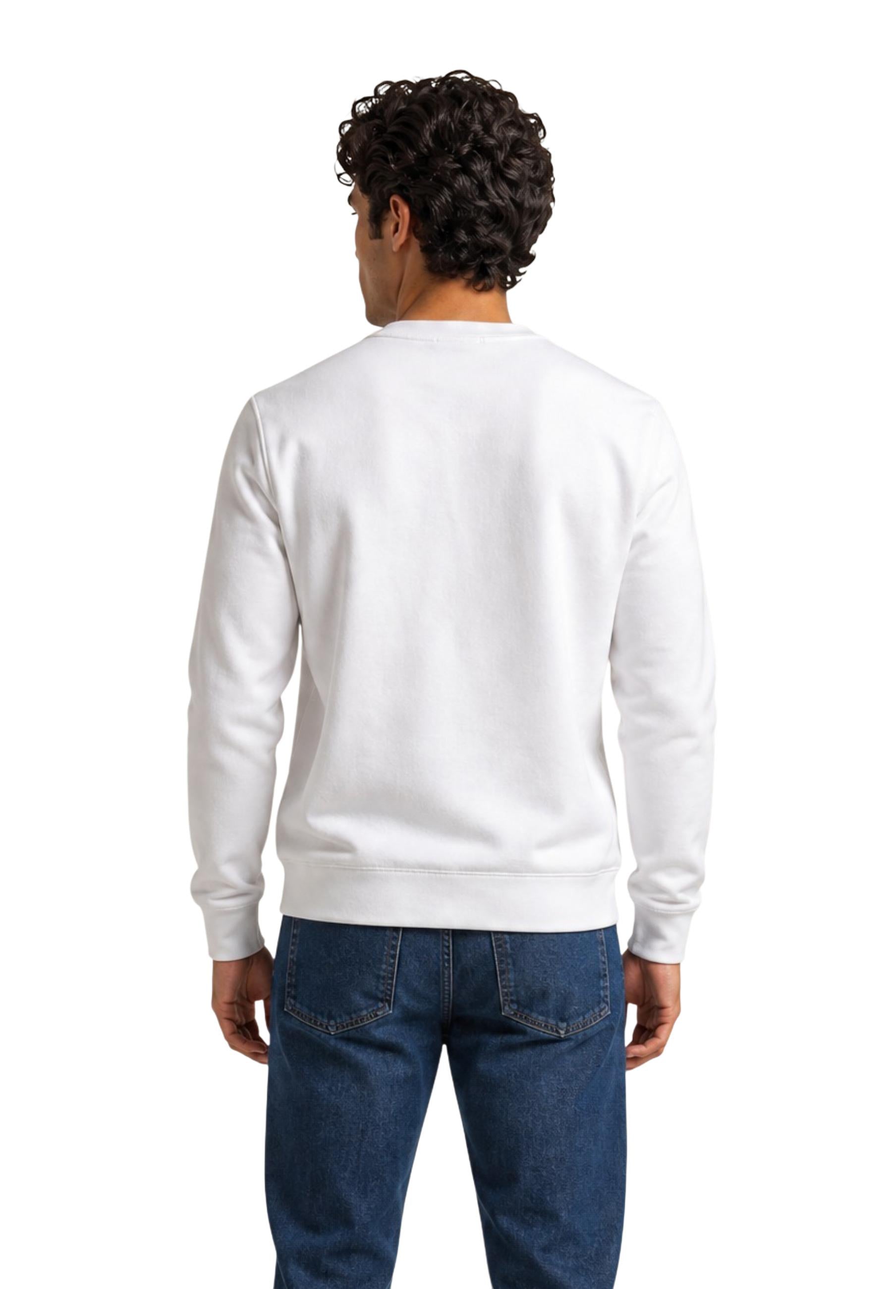 Ea7 Sweat homme Sweatshirts — white