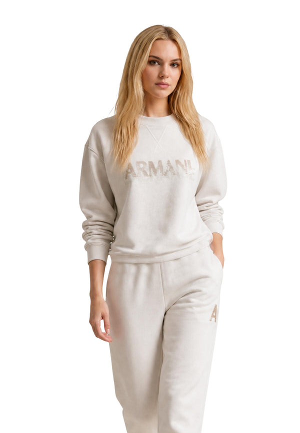 Armani Exchange Sweat femme Sweatshirts — beige