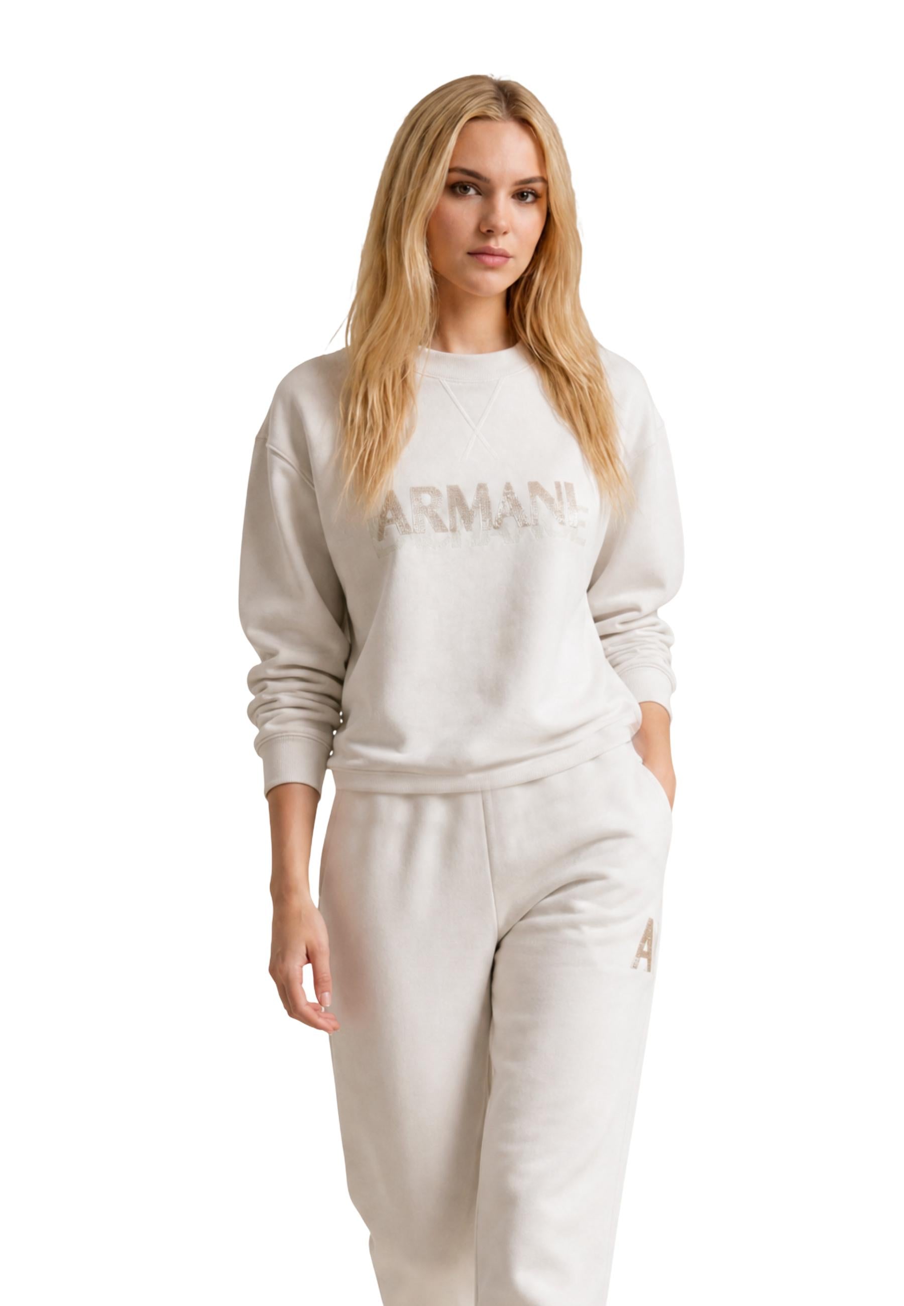 Armani Exchange Sweat femme Sweatshirts — beige