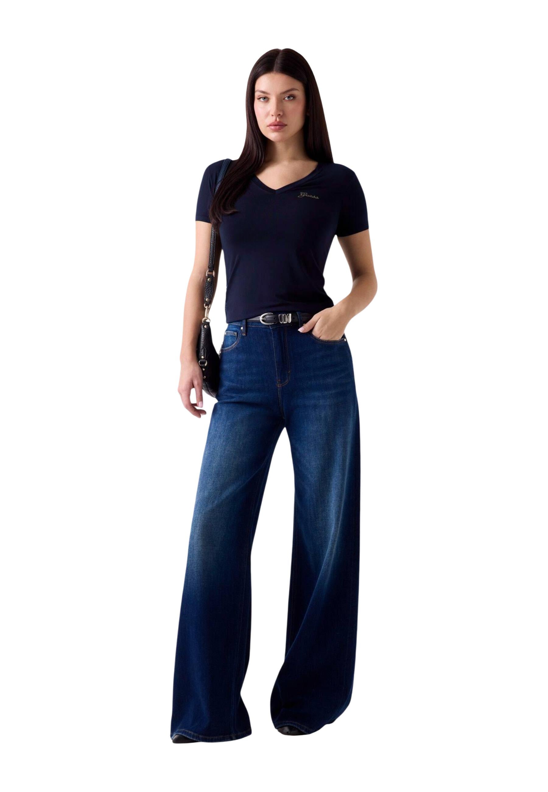 Guess T-shirt femme — blue