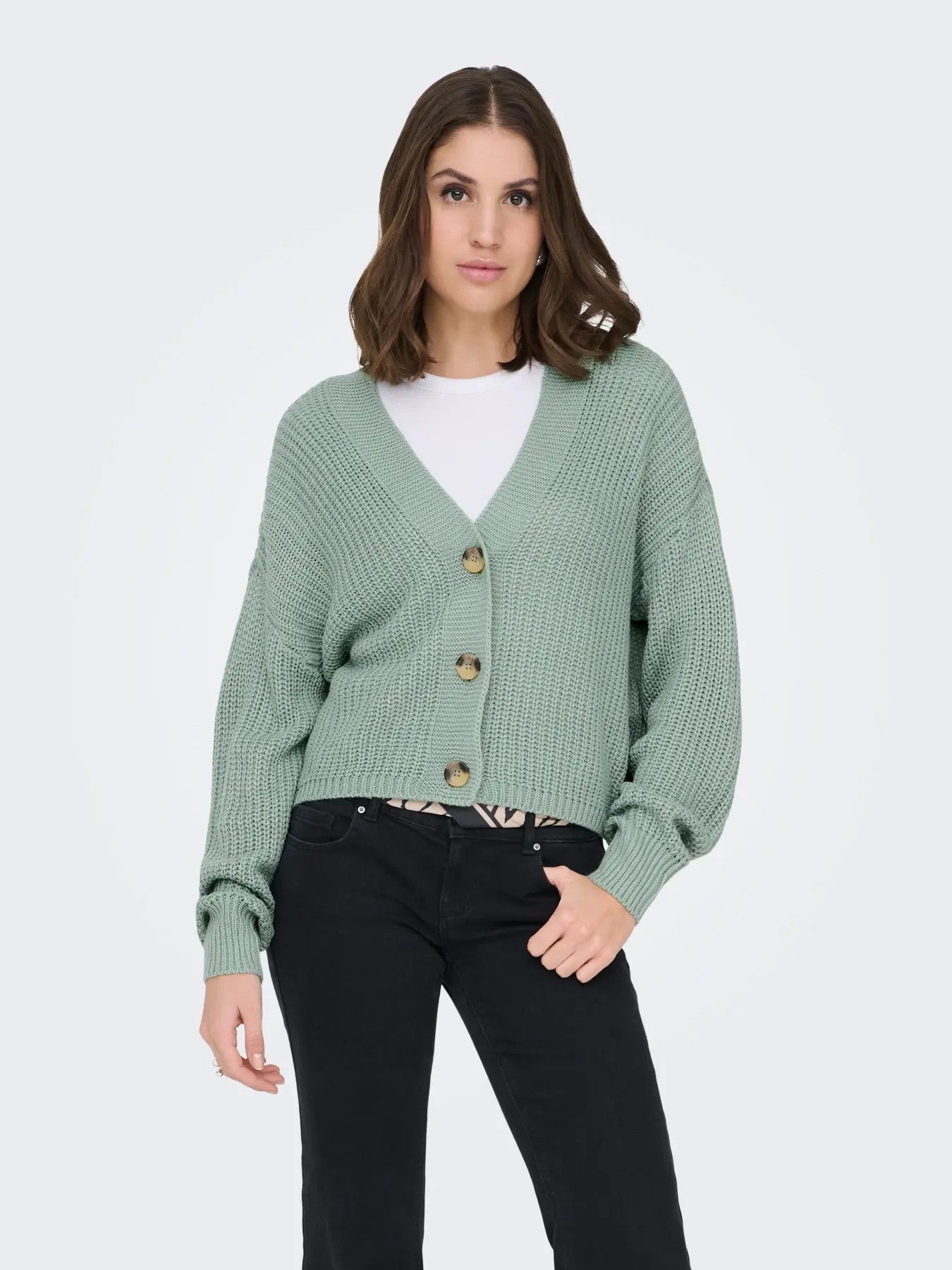 Only Vêtement femme Cardigans — green