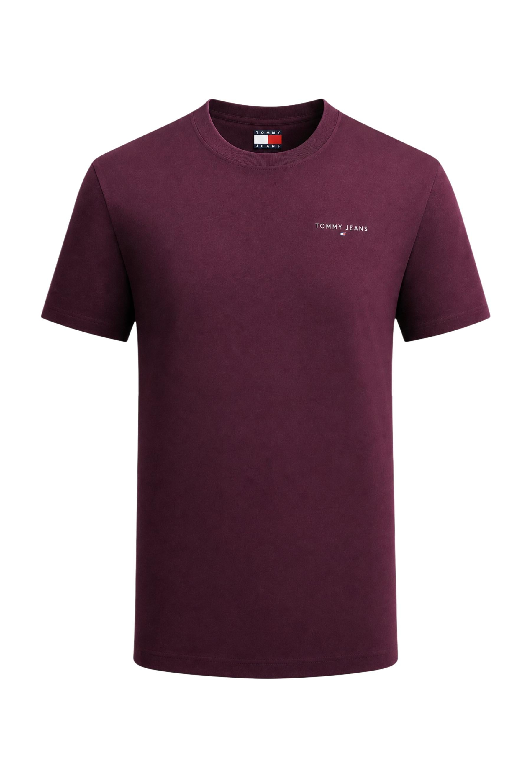 Tommy Hilfiger Jeans T-shirt homme — bordeaux