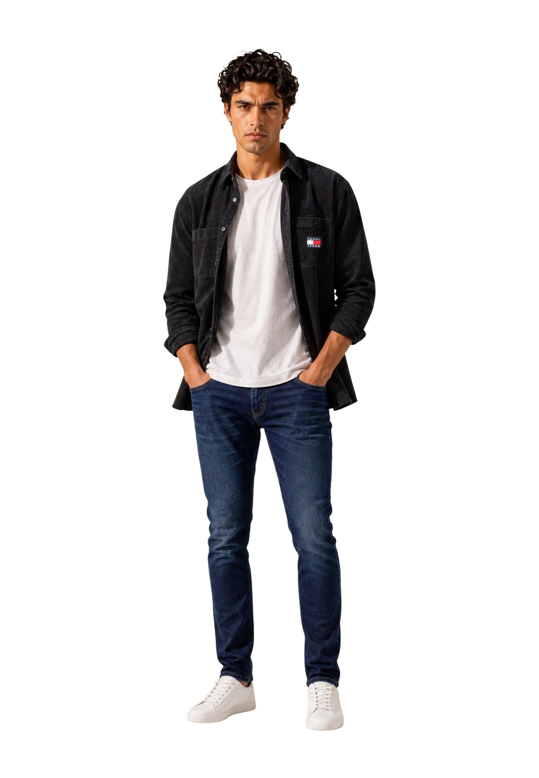 Tommy Hilfiger Jeans Chemise homme Chemises — black