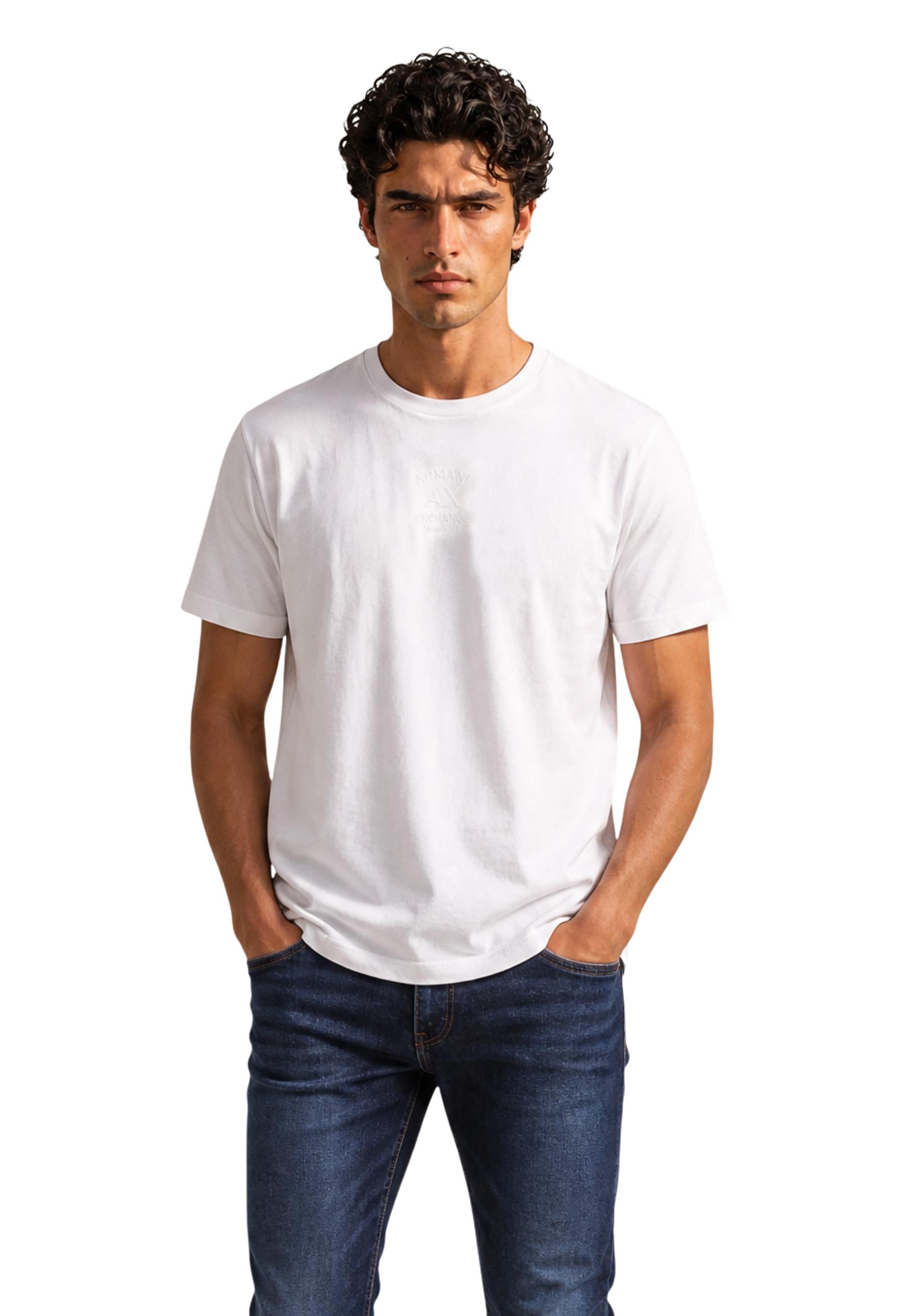Armani Exchange T-shirt homme — white