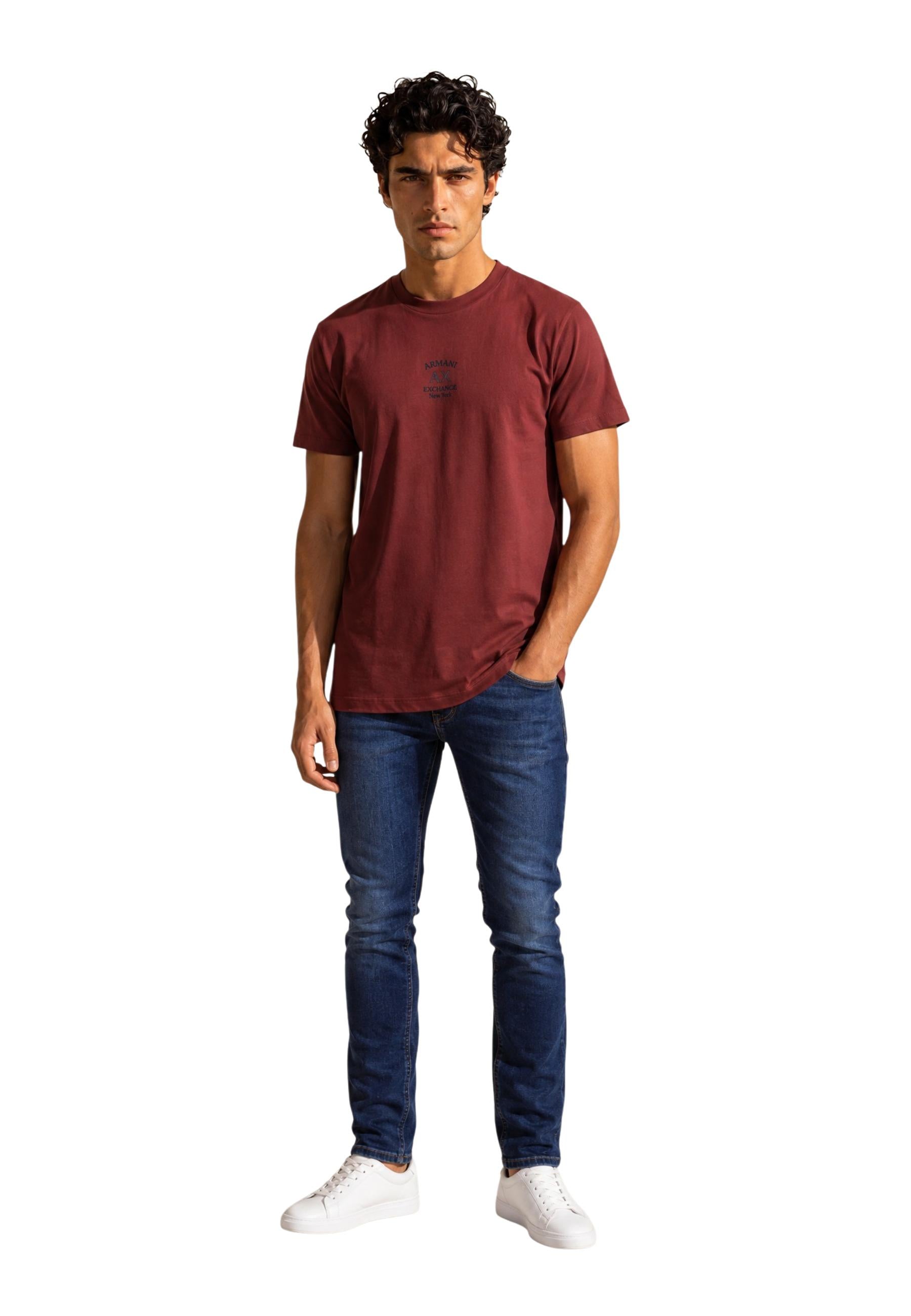 Armani Exchange T-shirt homme — red